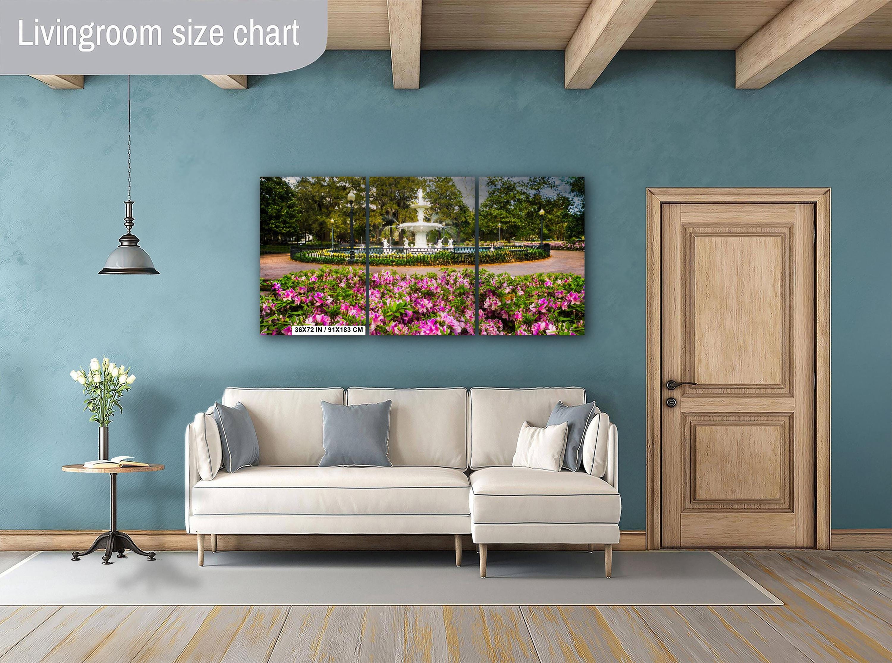 Savannah Forsyth Fountain Print – Historic Southern Landmark Photography Art