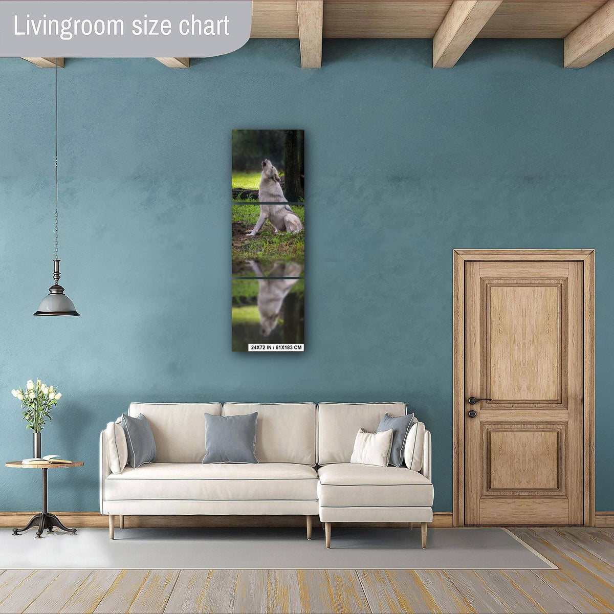 Gray Wolf Art Print - Wildlife Photography Print | Coastal Forest Decor
