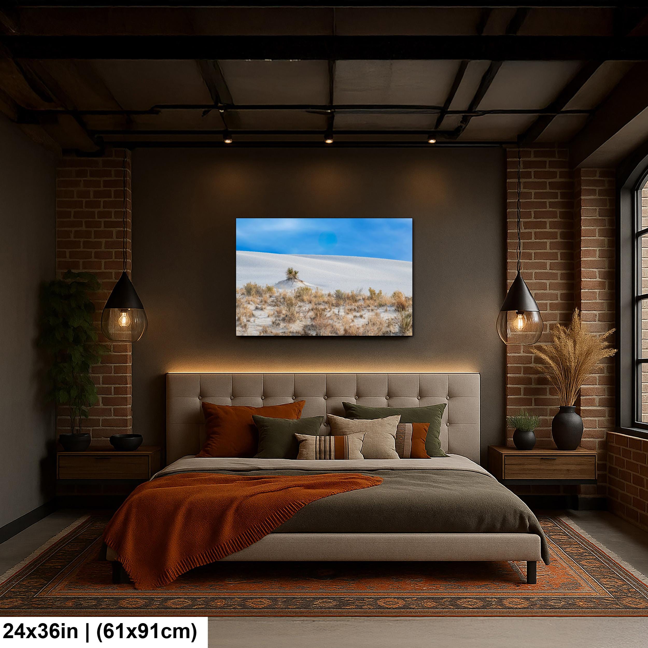 White Sands Art Print – New Mexico Landscape on Archival Paper | Desert Wall Decor