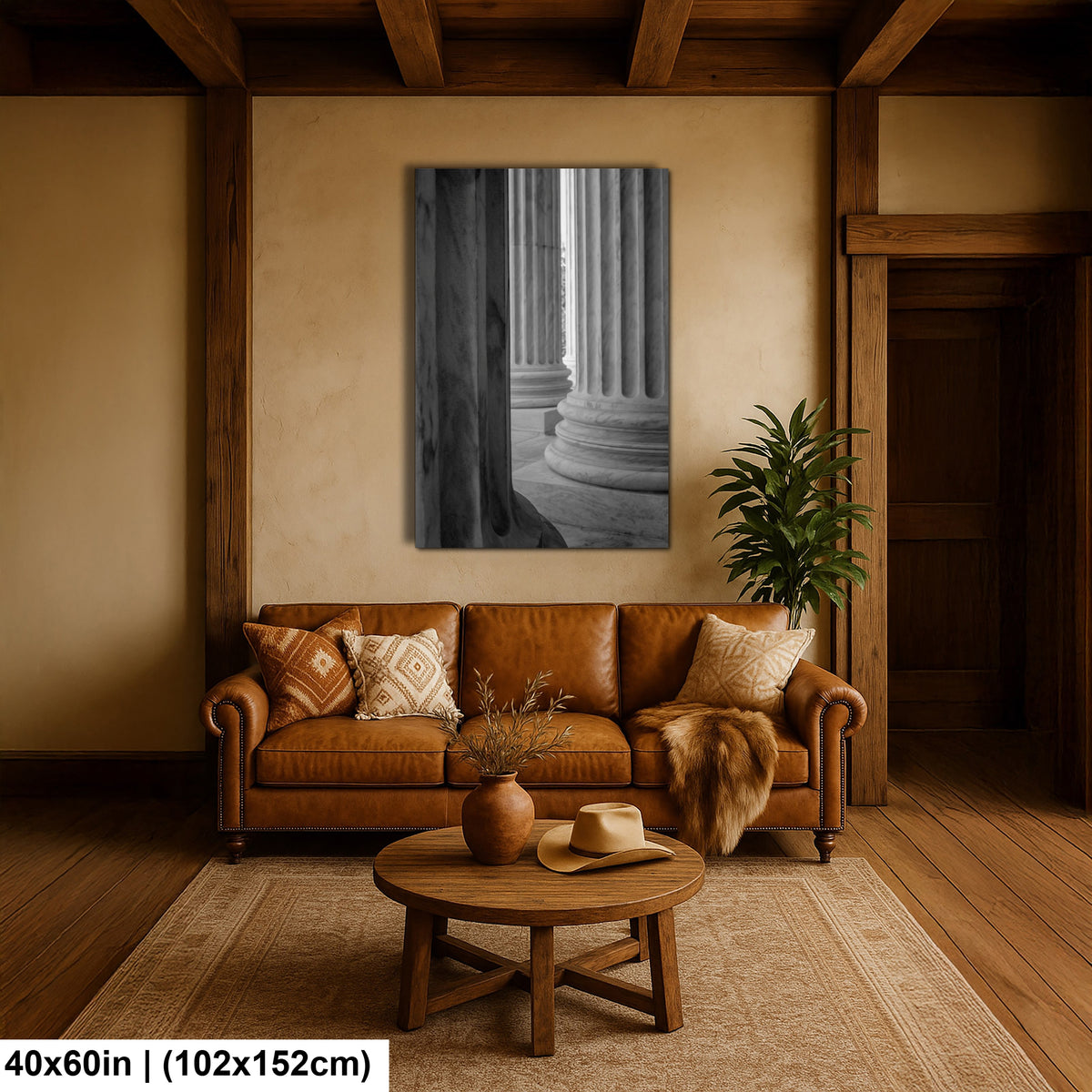 Whispers of Marble — Depth and Contrast in Classical Columns