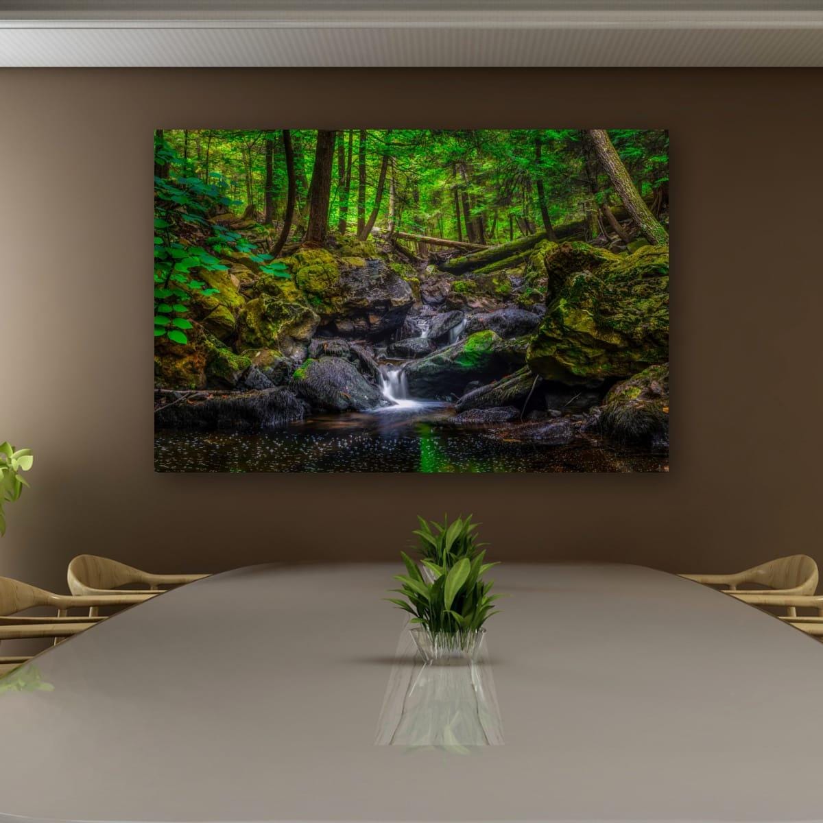 Ricketts Glen Waterfall Print – Pennsylvania Waterfall Art | Archival Photographic Fine Art