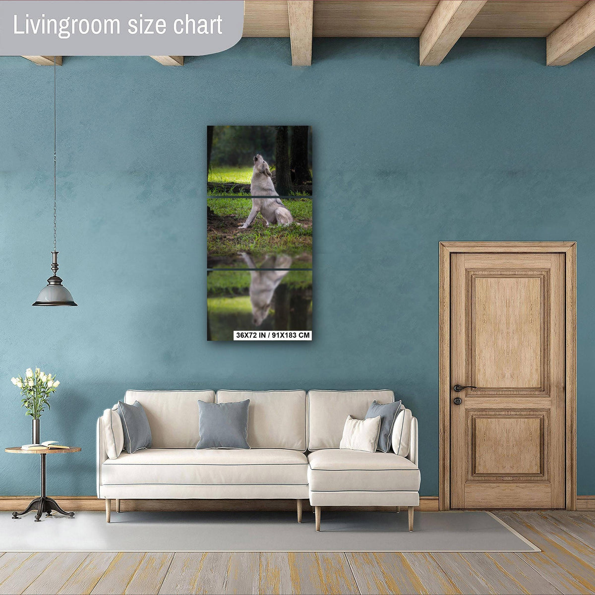 Gray Wolf Art Print - Wildlife Photography Print | Coastal Forest Decor