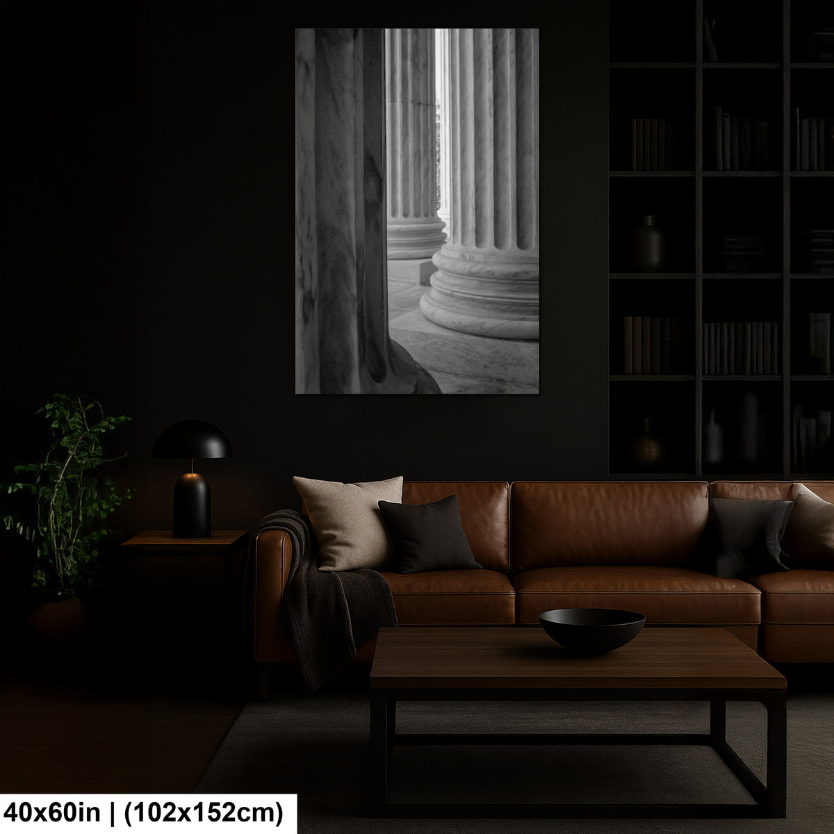 Whispers of Marble — Depth and Contrast in Classical Columns