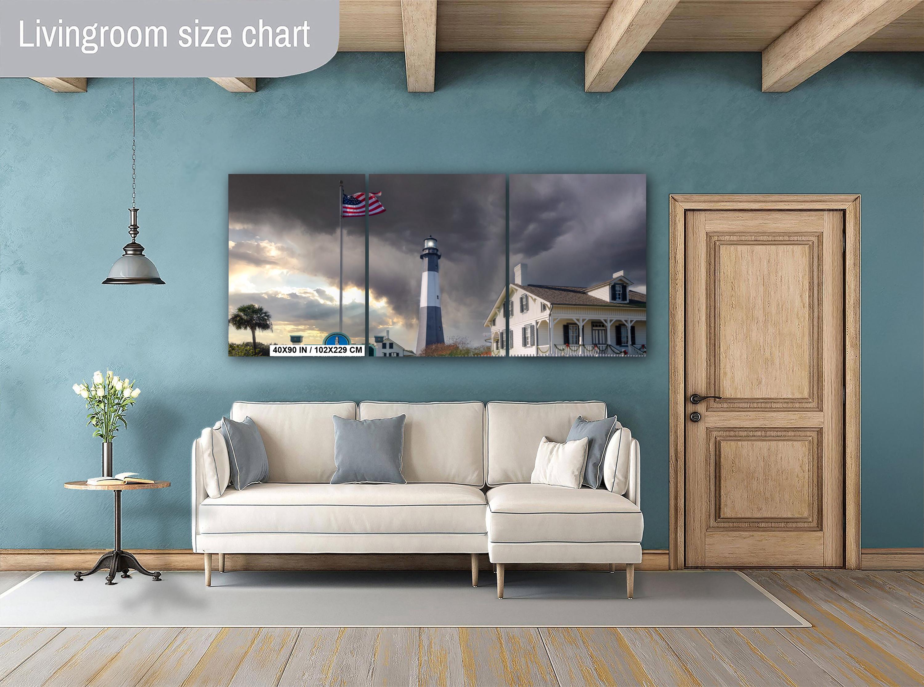 Tybee Island Lighthouse Print – Coastal Wall Art | Nautical Home Decor