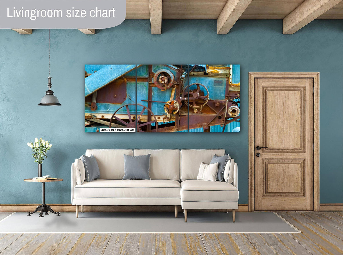 Rustic Farm Wall Art – Abstract Farm Photography Print | Country Wall Decor