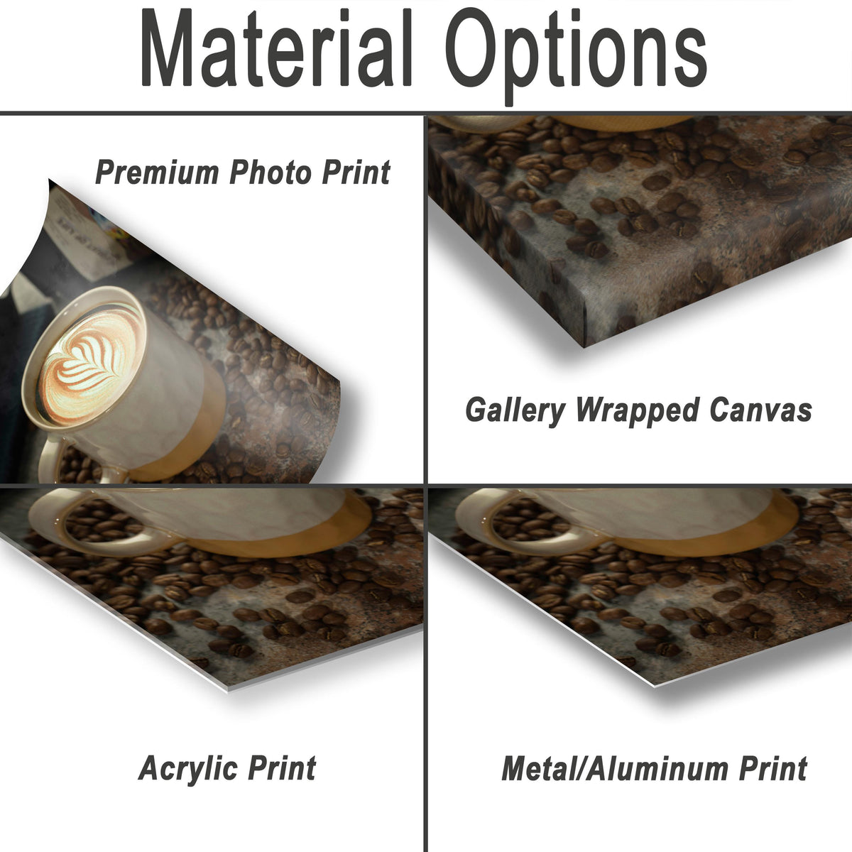 Coffee Wall Art – Still Life Coffee Photography Print for Restaurant & Home Decor