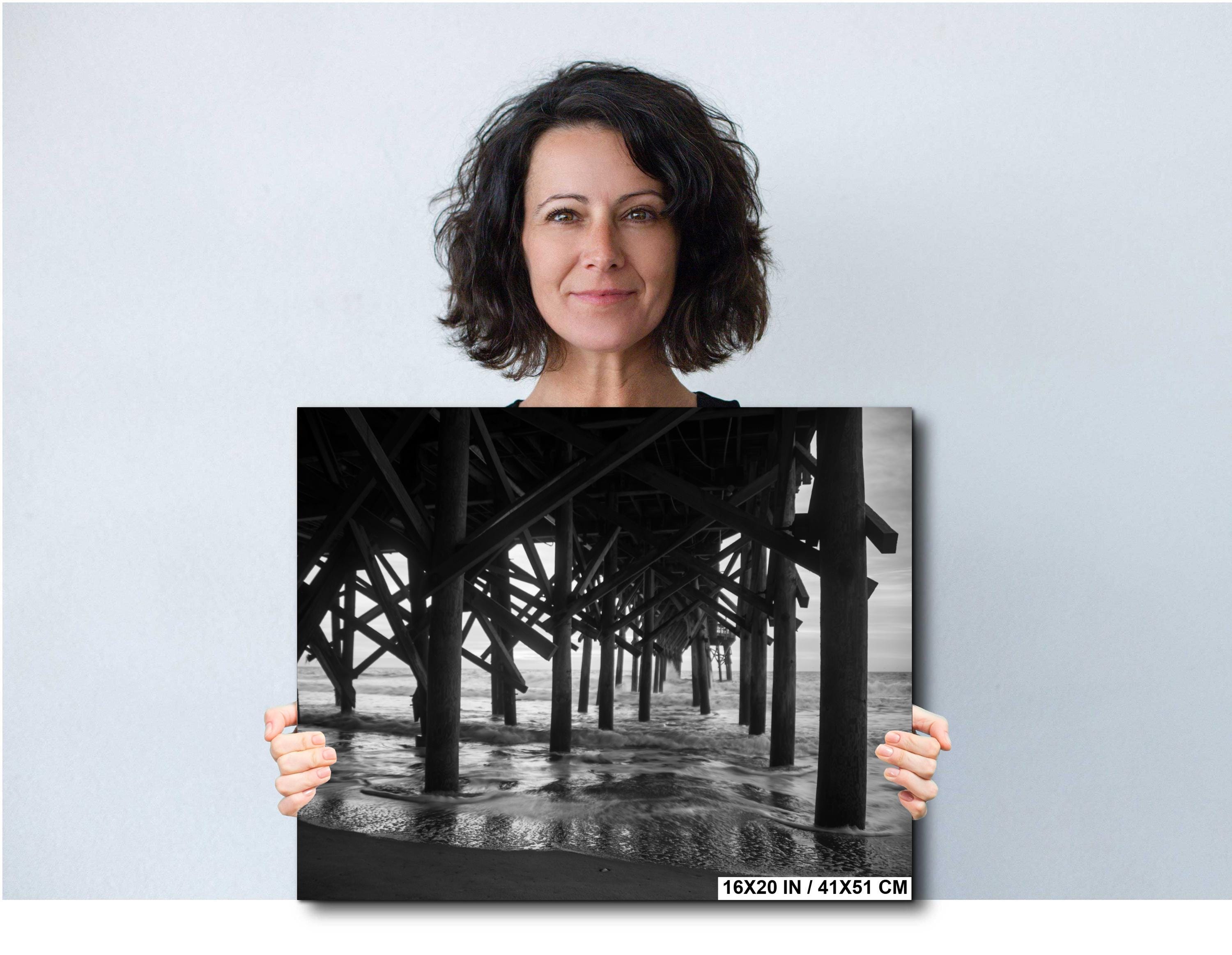 Winter Seascape Photography - Moody Coastal Wall Art | Dramatic Beach Print