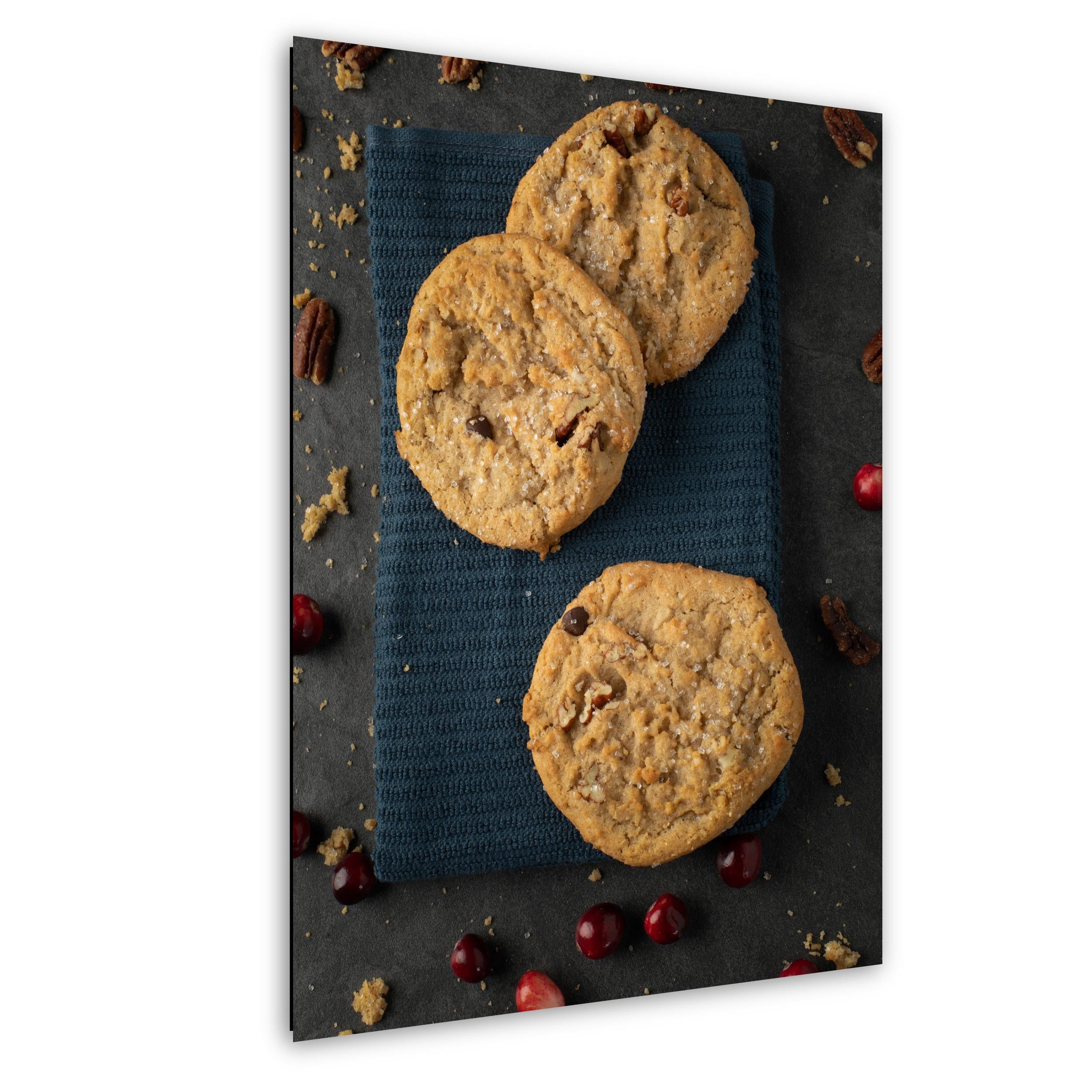 Cowboy Cookies Wall Art - Rustic Kitchen Decor | Vibrant Culinary Print