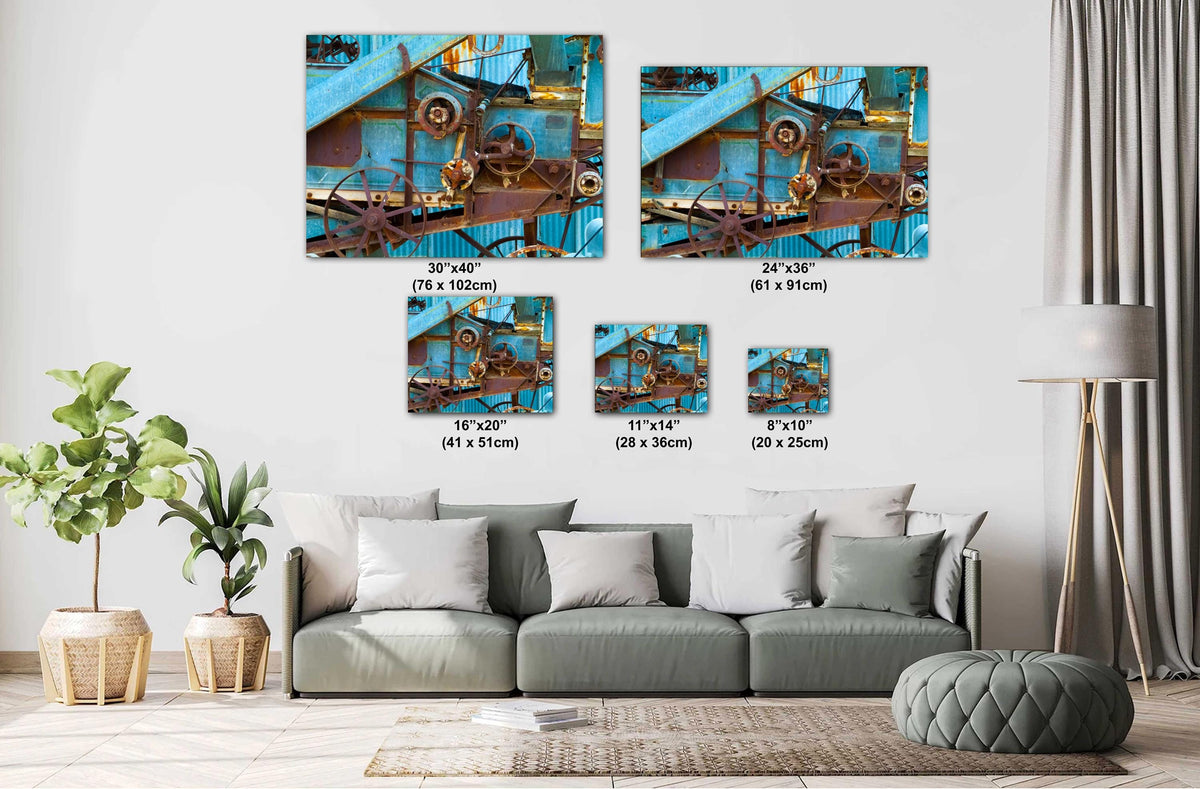 Rustic Farm Wall Art – Abstract Farm Photography Print | Country Wall Decor