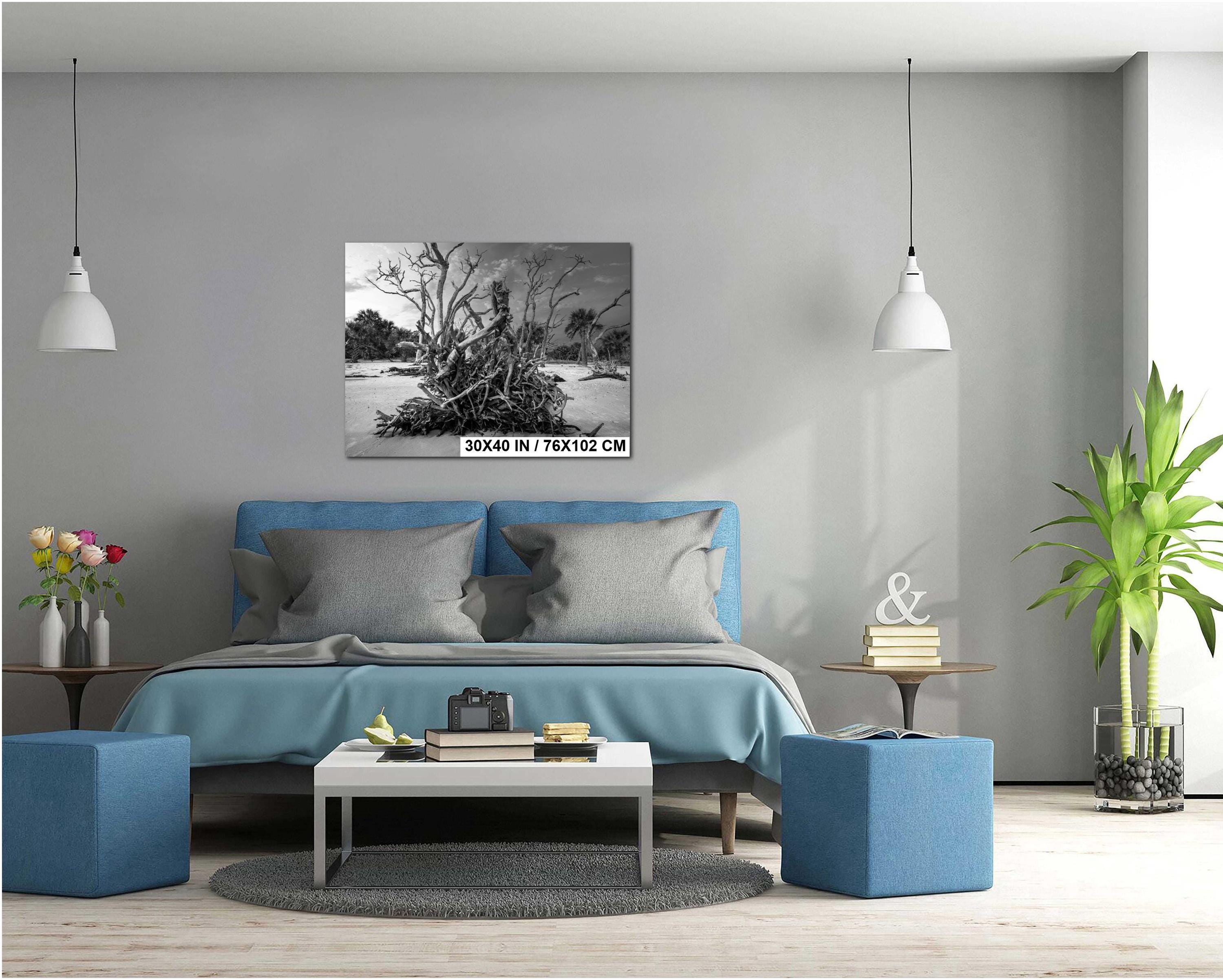 Driftwood Beach Photography Print – Coastal Wall Art With Georgia Beach Landscape