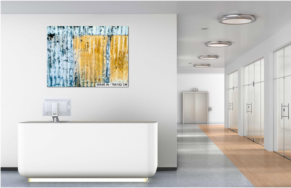 Urban Abstract Wall Art - Modern Abstract Art Geometric Print for Office Decor