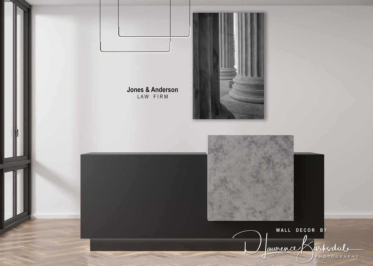 Whispers of Marble — Depth and Contrast in Classical Columns