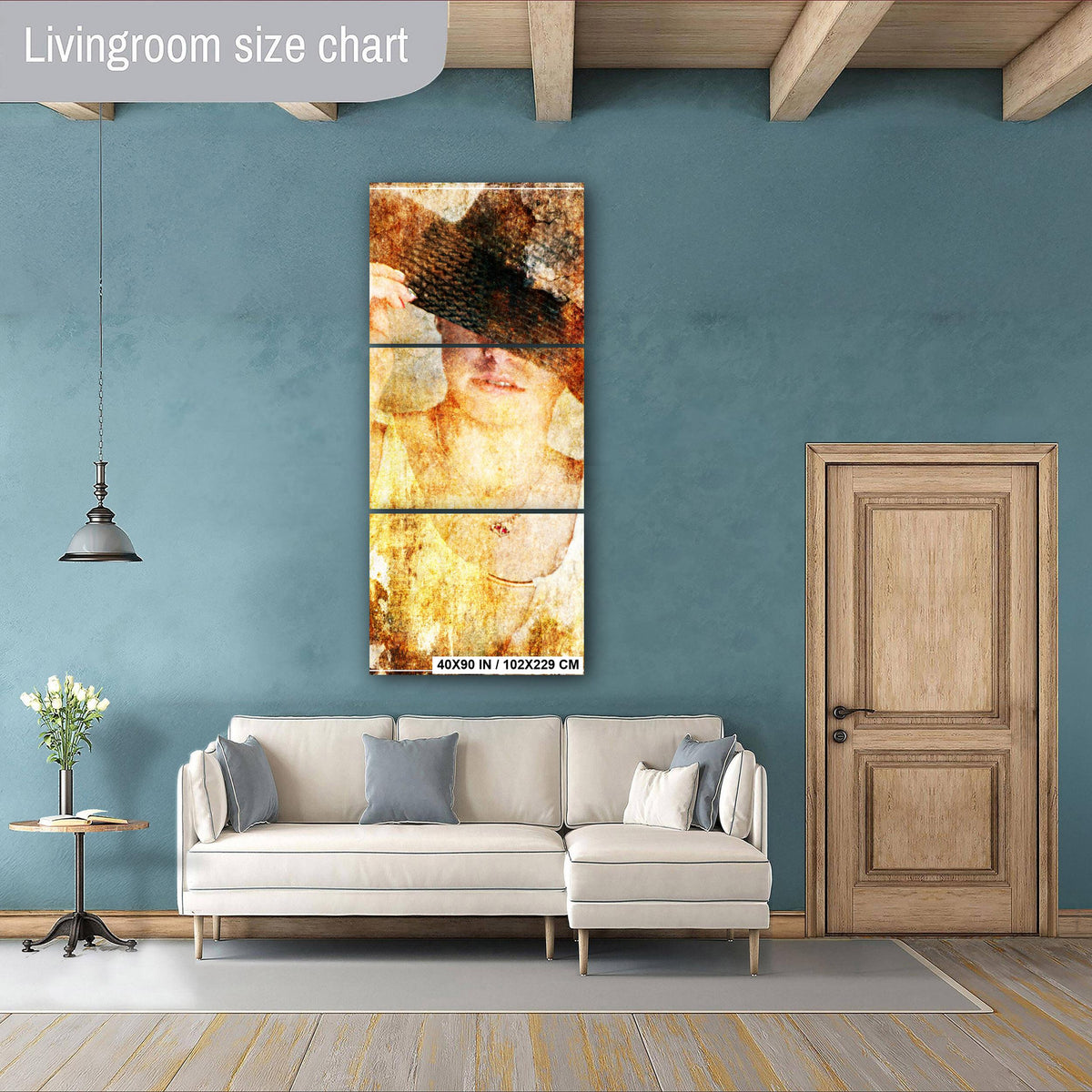 Fine Art Portrait Vintage Hat Print – Classic Portrait Wall Art on Archival Photo Paper