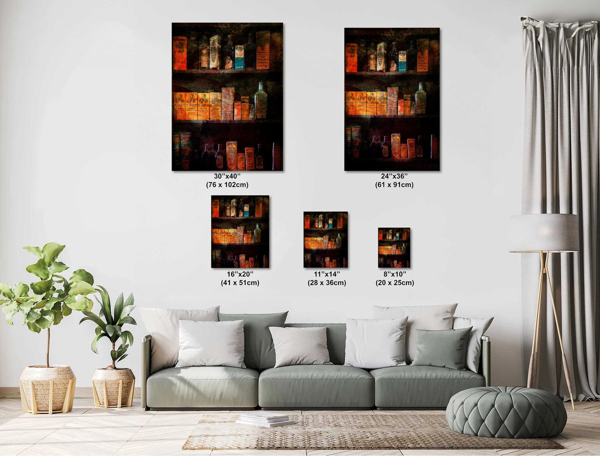Rustic Country Store Print – Americana Wall Art | Vintage Store Decor
