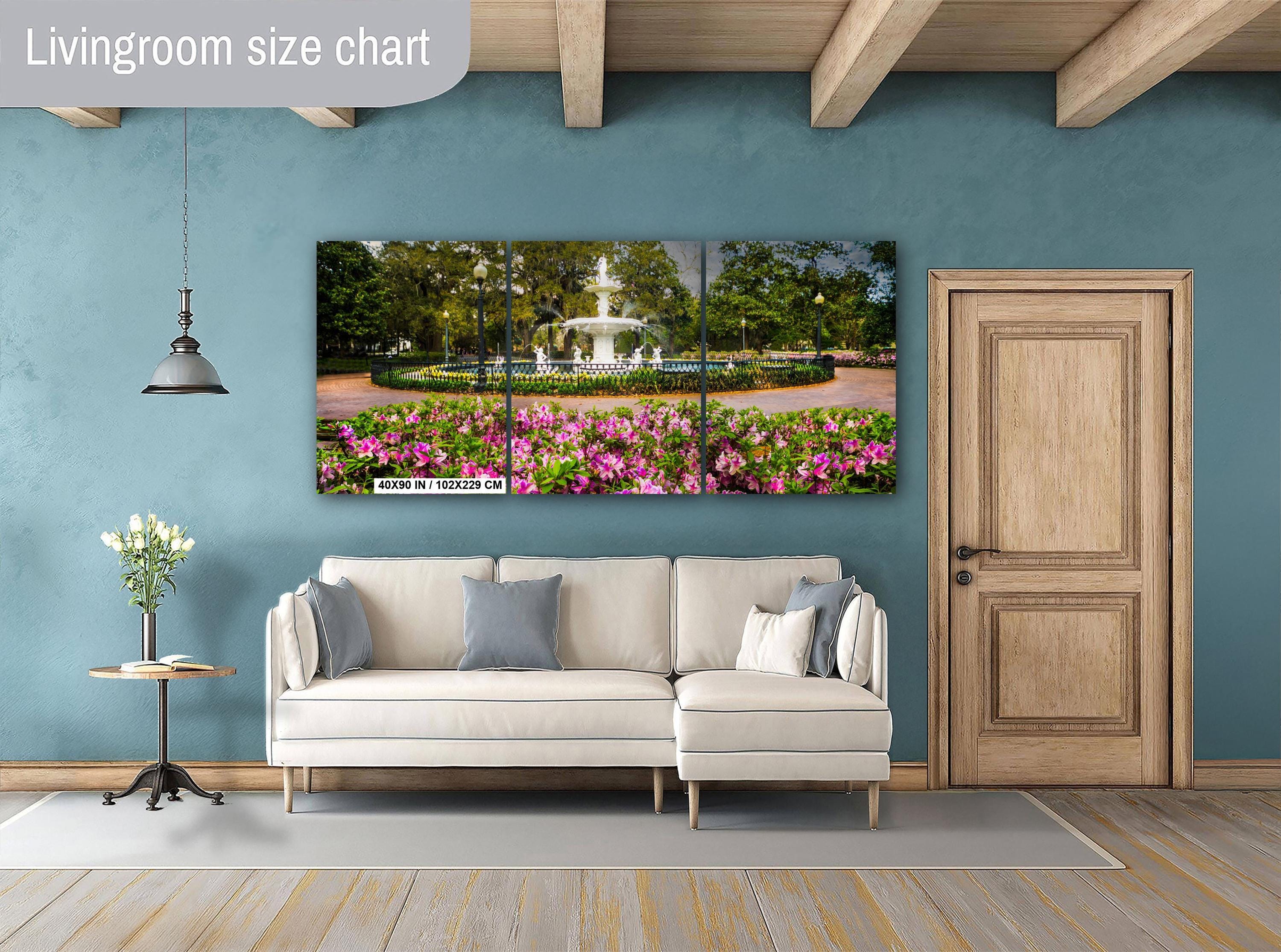 Savannah Forsyth Fountain Print – Historic Southern Landmark Photography Art