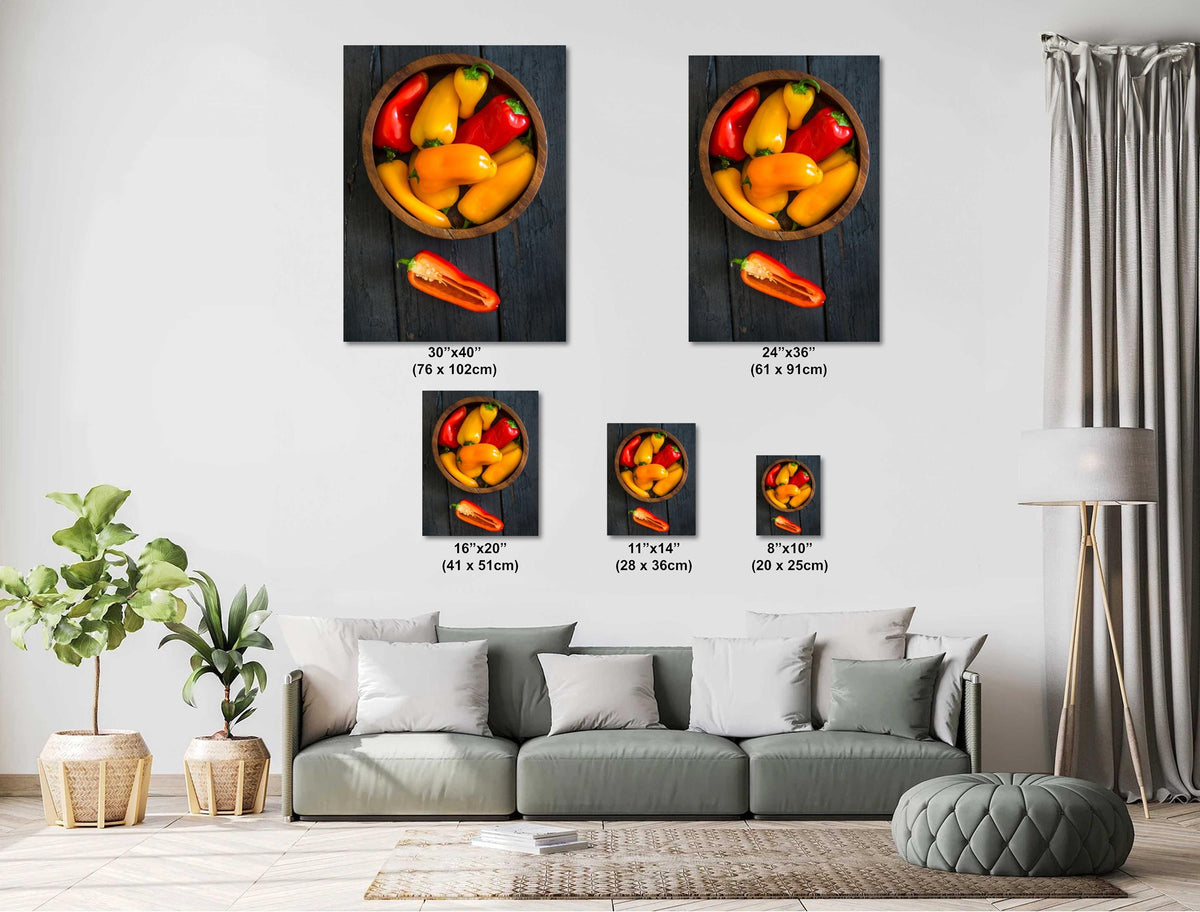 Raw Food Photography Print – Abstract Kitchen Wall Art | Organic Still Life