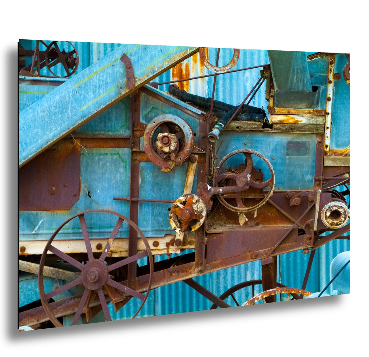 Rustic Farm Wall Art – Abstract Farm Photography Print | Country Wall Decor