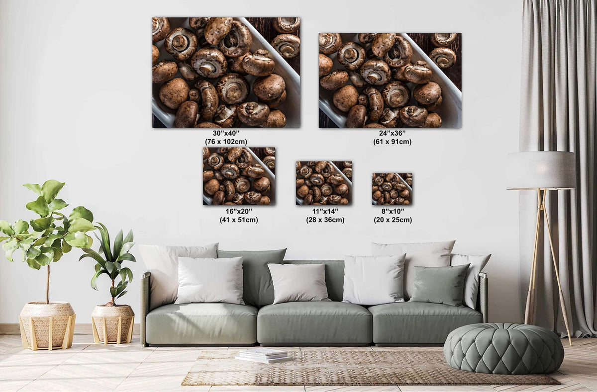 Raw Food Photography Print – Abstract Food Art | Rustic Kitchen Wall Decor