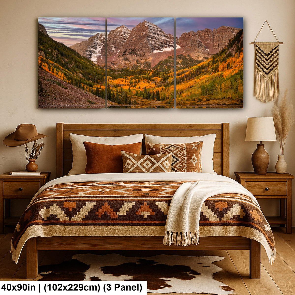 Maroon Bells Photography Print – Rocky Mountain Landscape With Autumn Colors