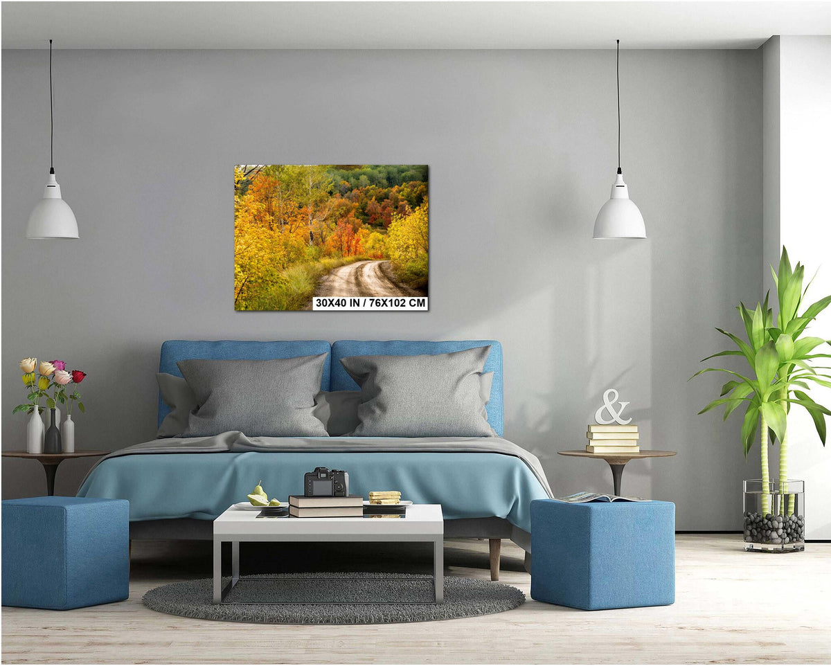 Wasatch Mountain Photography - Utah Autumn Art | Scenic Fall Landscape Print