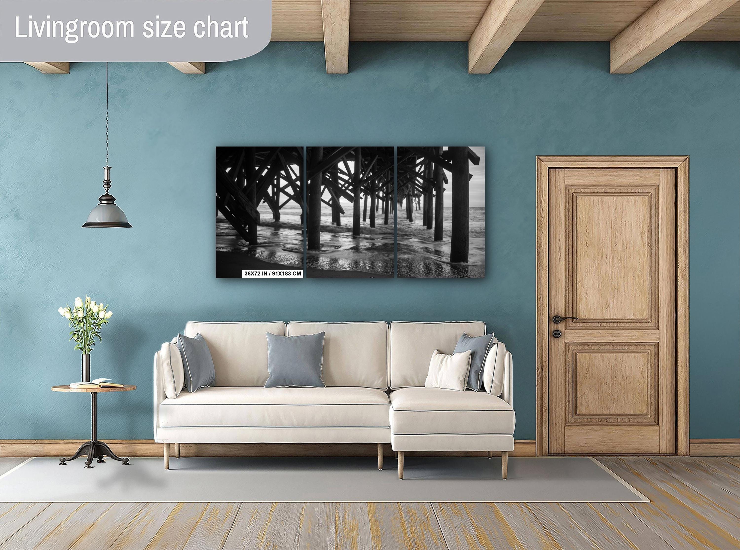 Winter Seascape Photography - Moody Coastal Wall Art | Dramatic Beach Print
