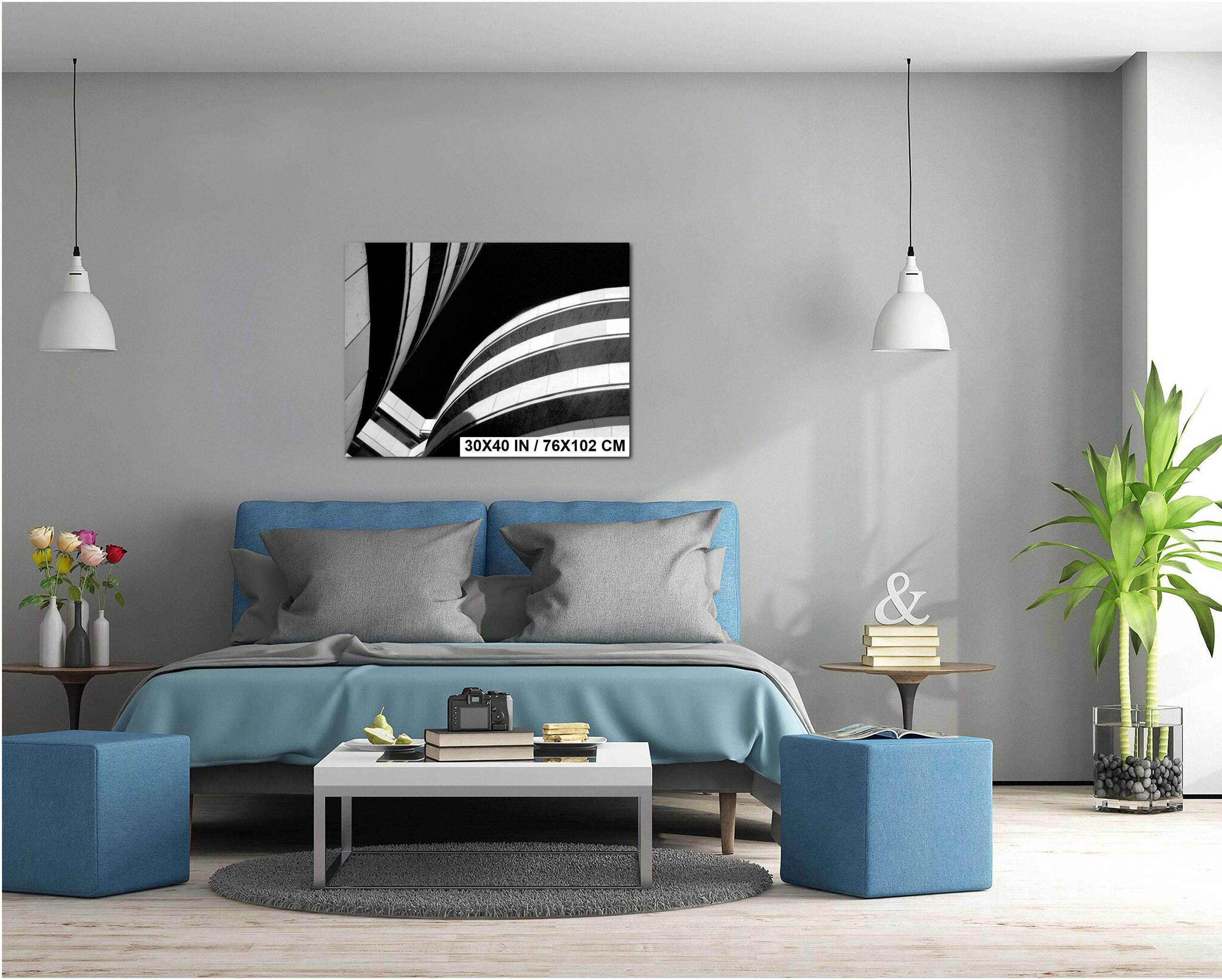 Monochrome Architectural Photograph – Maryland Coast Building Urban Wall Art Print