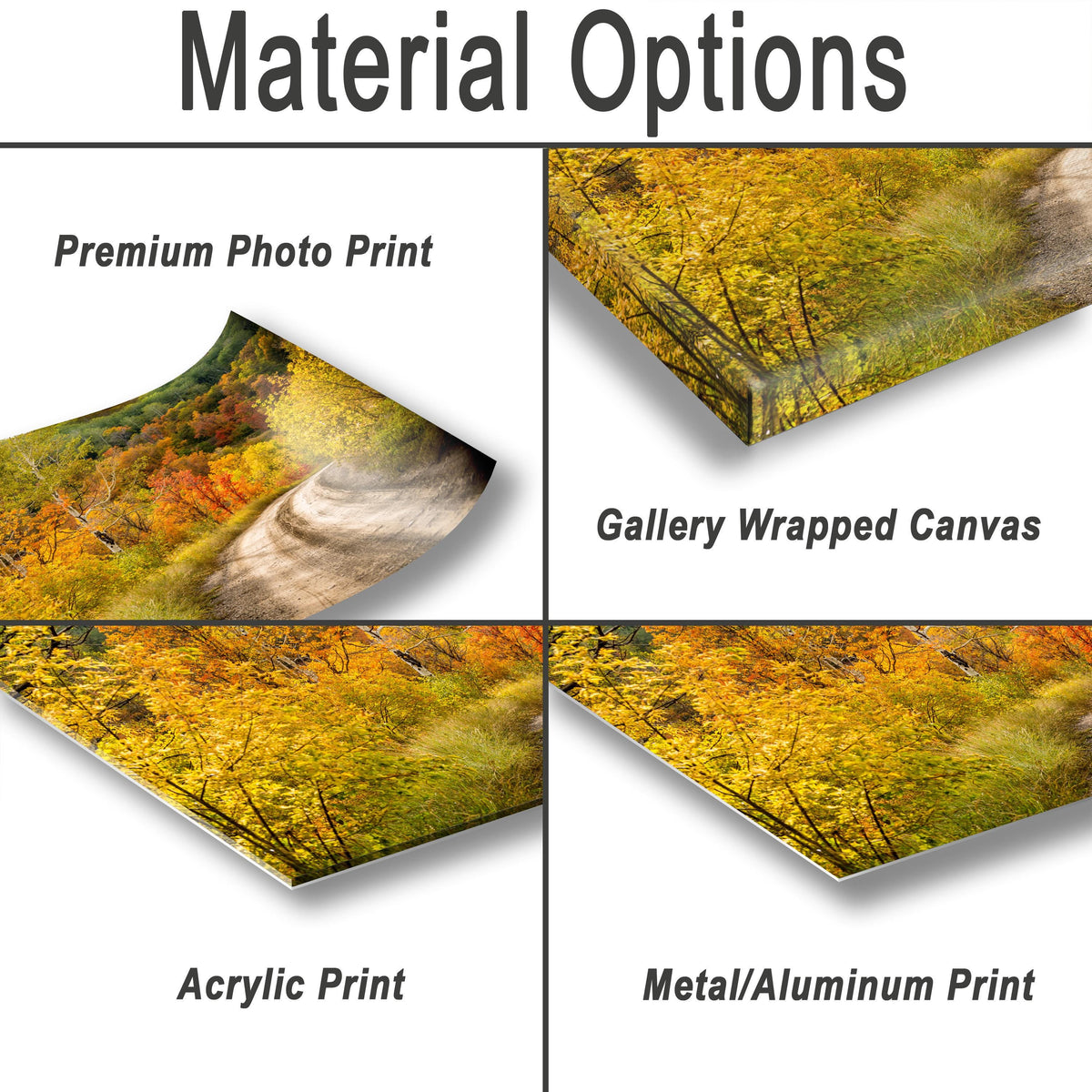 Wasatch Mountain Photography - Utah Autumn Art | Scenic Fall Landscape Print