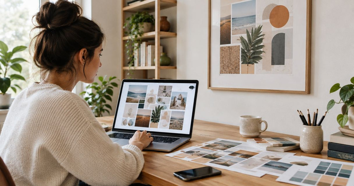 Canva mood board to framed fine art: complete 2026 workflow