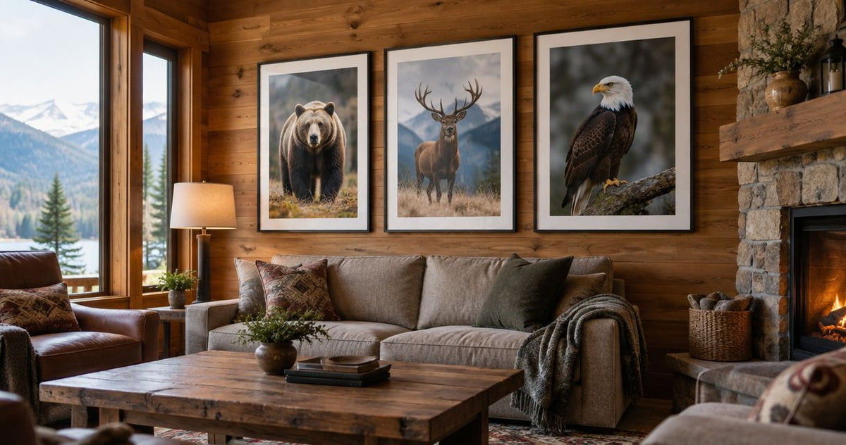 Best wildlife photography prints for cabins and lodges in 2026