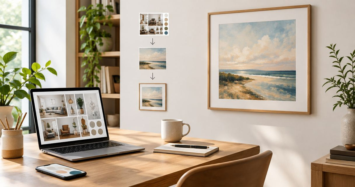 Houzz ideabook to framed fine art print: complete 2026 workflow