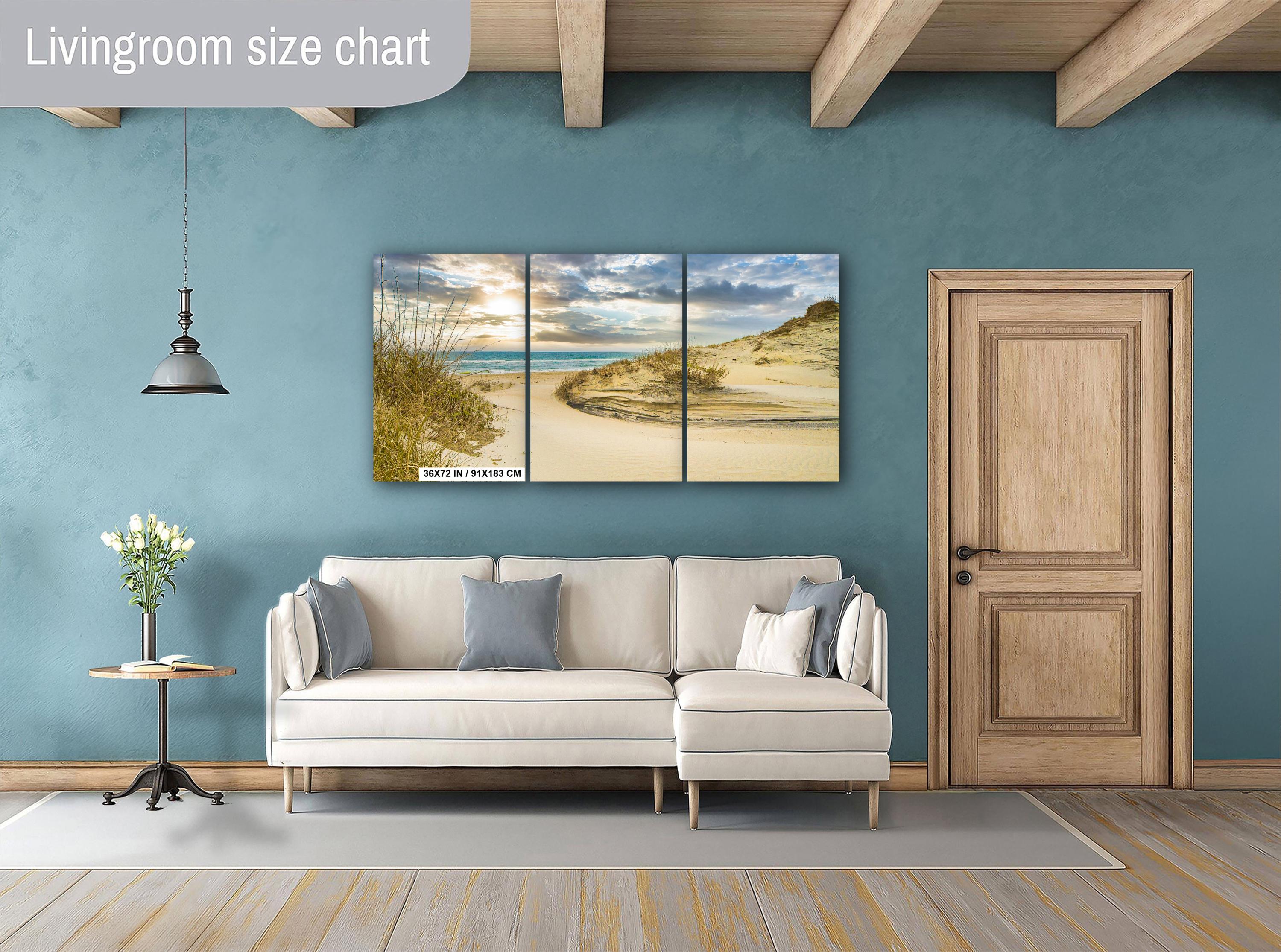 Outer Banks Beach Print – Coastal Wall Art Featuring North Carolina Dunes & Ocean Waves