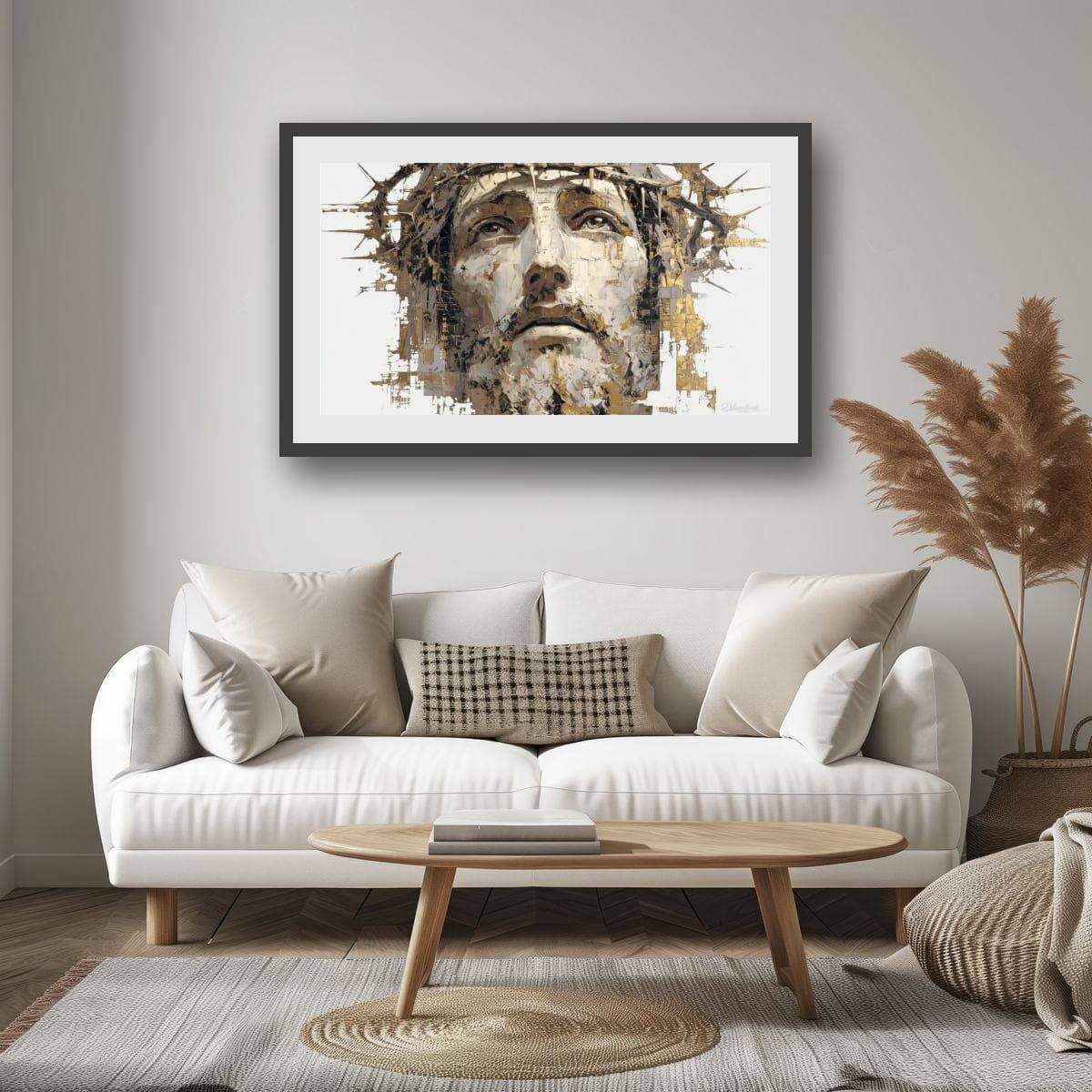 Christian Wall Decor – Jesus Christ Art | Faith Inspired Print for Prayer Room
