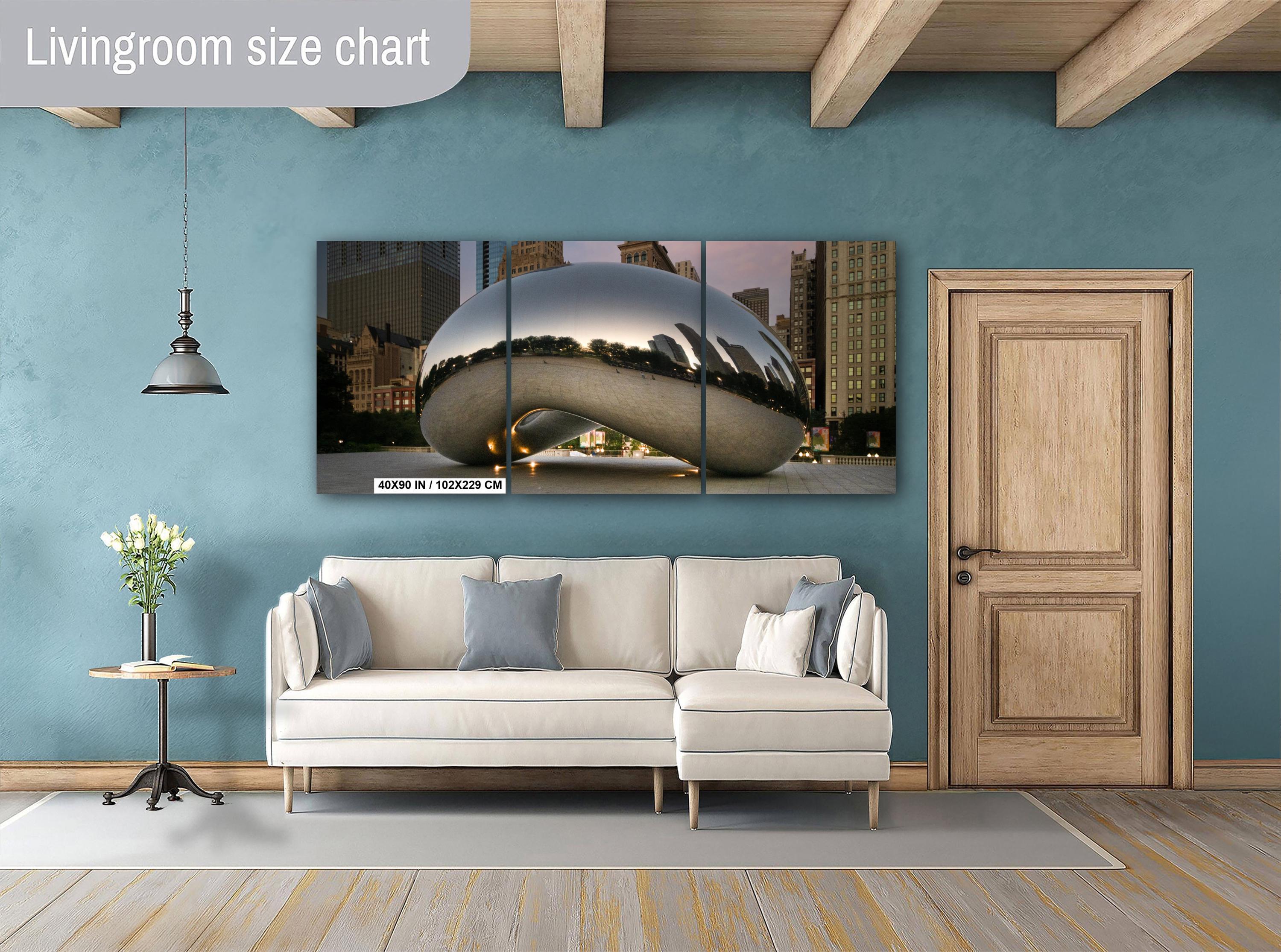 Chicago Bean Print - Modern Sculpture Wall Art | Urban Landmark Photography