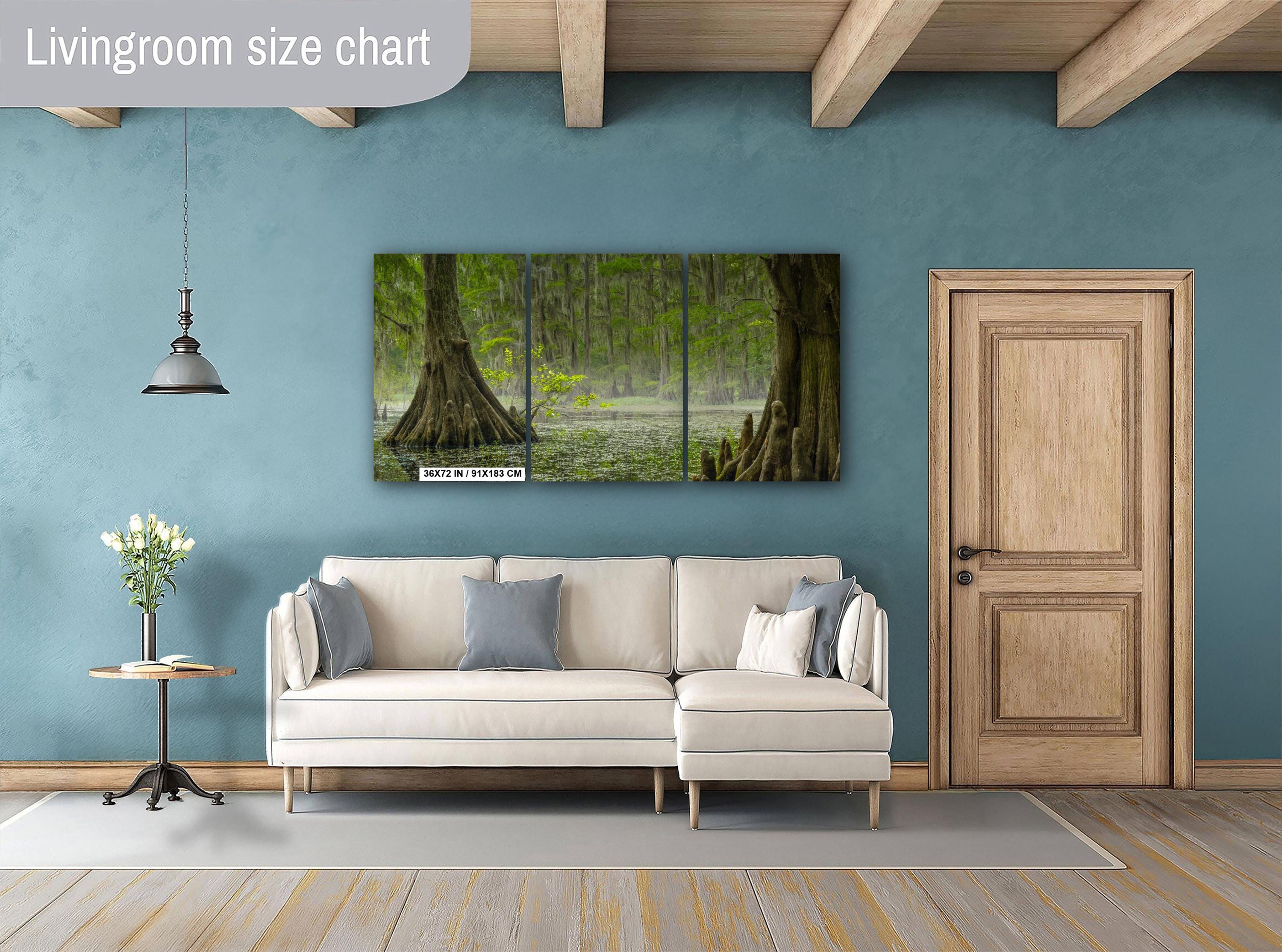 Caddo Lake Wall Art – Misty Lake Artwork | Nature Wall Decor For Home & Office