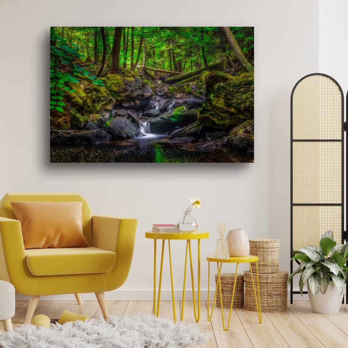 Ricketts Glen Waterfall Print – Pennsylvania Waterfall Art | Archival Photographic Fine Art