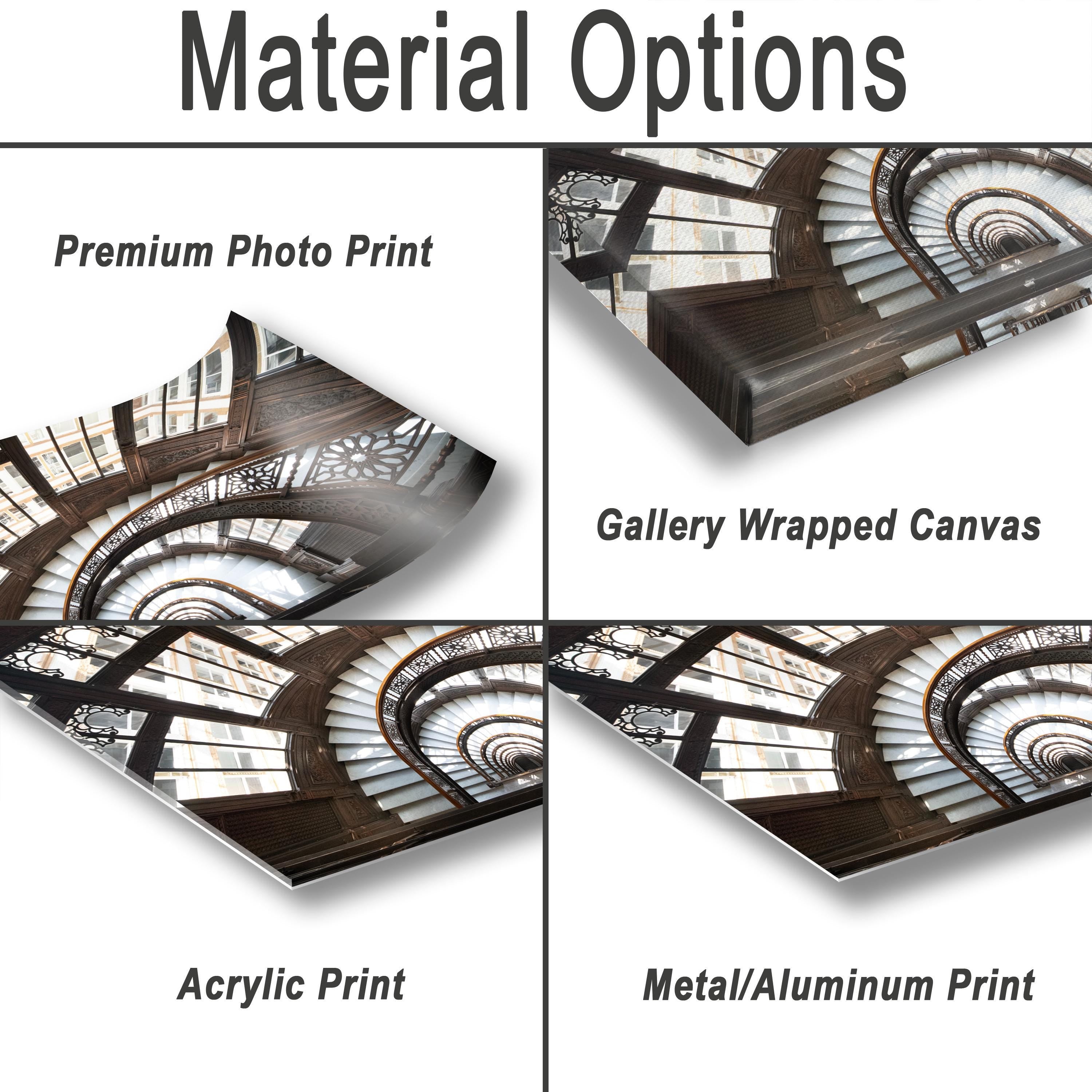 Chicago Architecture Print – Rookery Building Oriole Staircase Spiral Photo Art