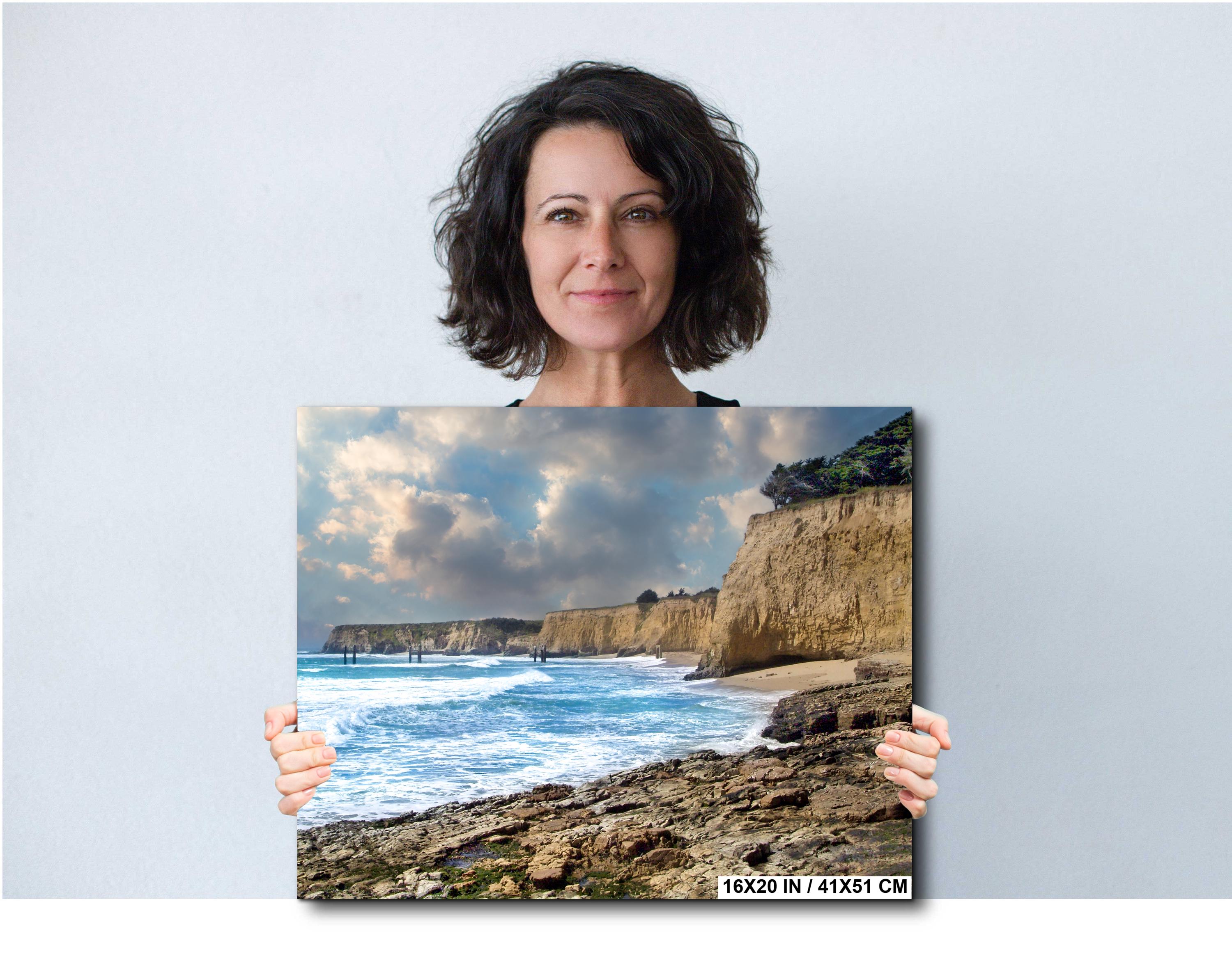 California Coast Art - Archival Photographic Print of Rustic Pier & Ocean Wall Decor
