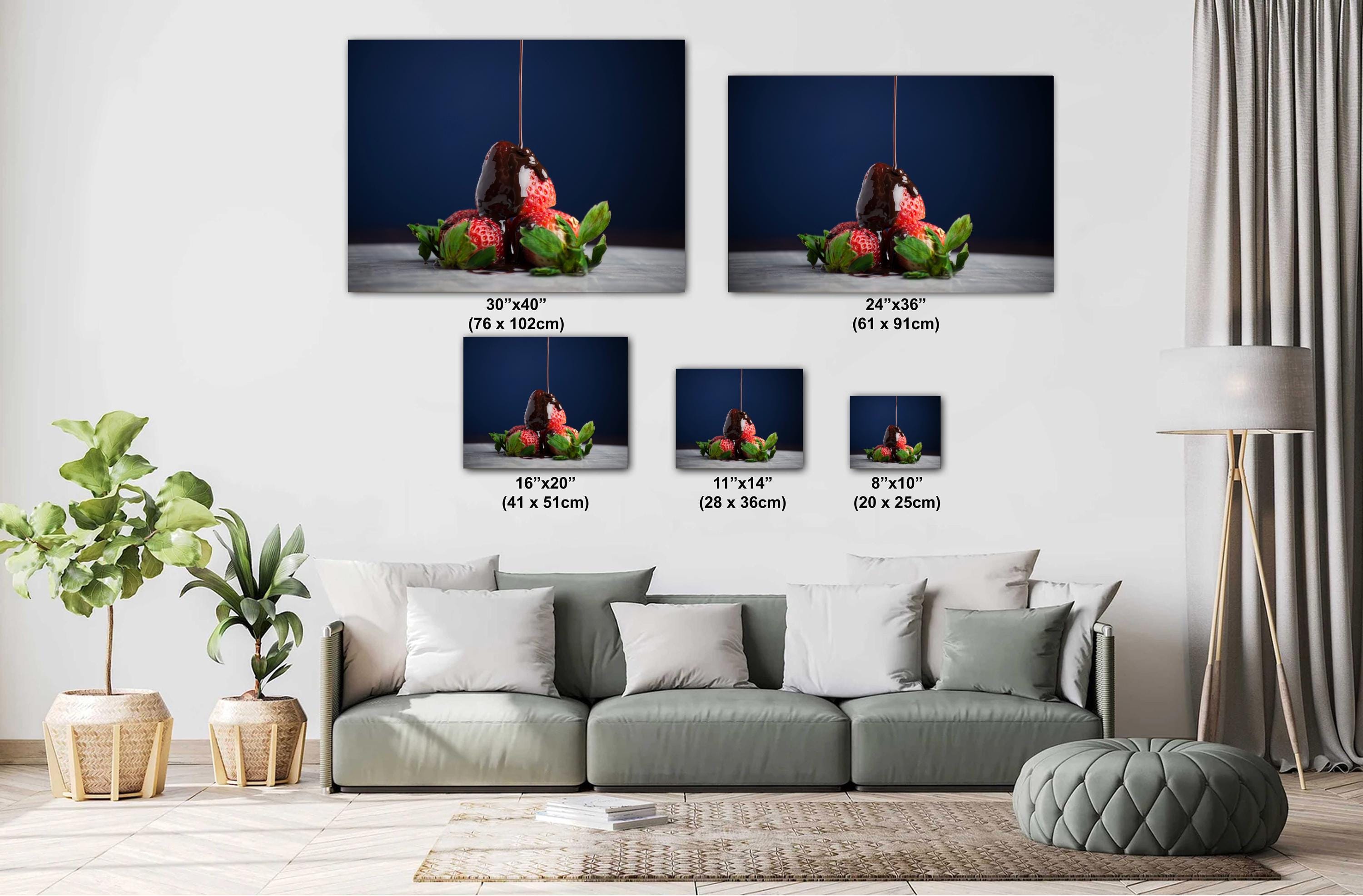 Raw Food Photography Print – Abstract Kitchen Wall Art | Rustic Vegetable Decor