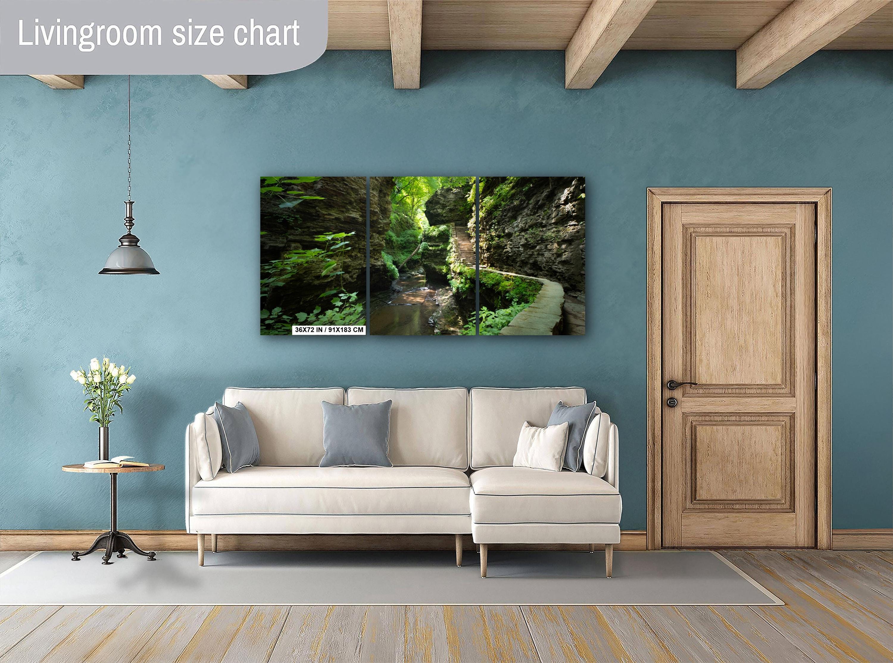 Watkins Glen Waterfall Print – Scenic Nature Wall Art | Landscape Photography