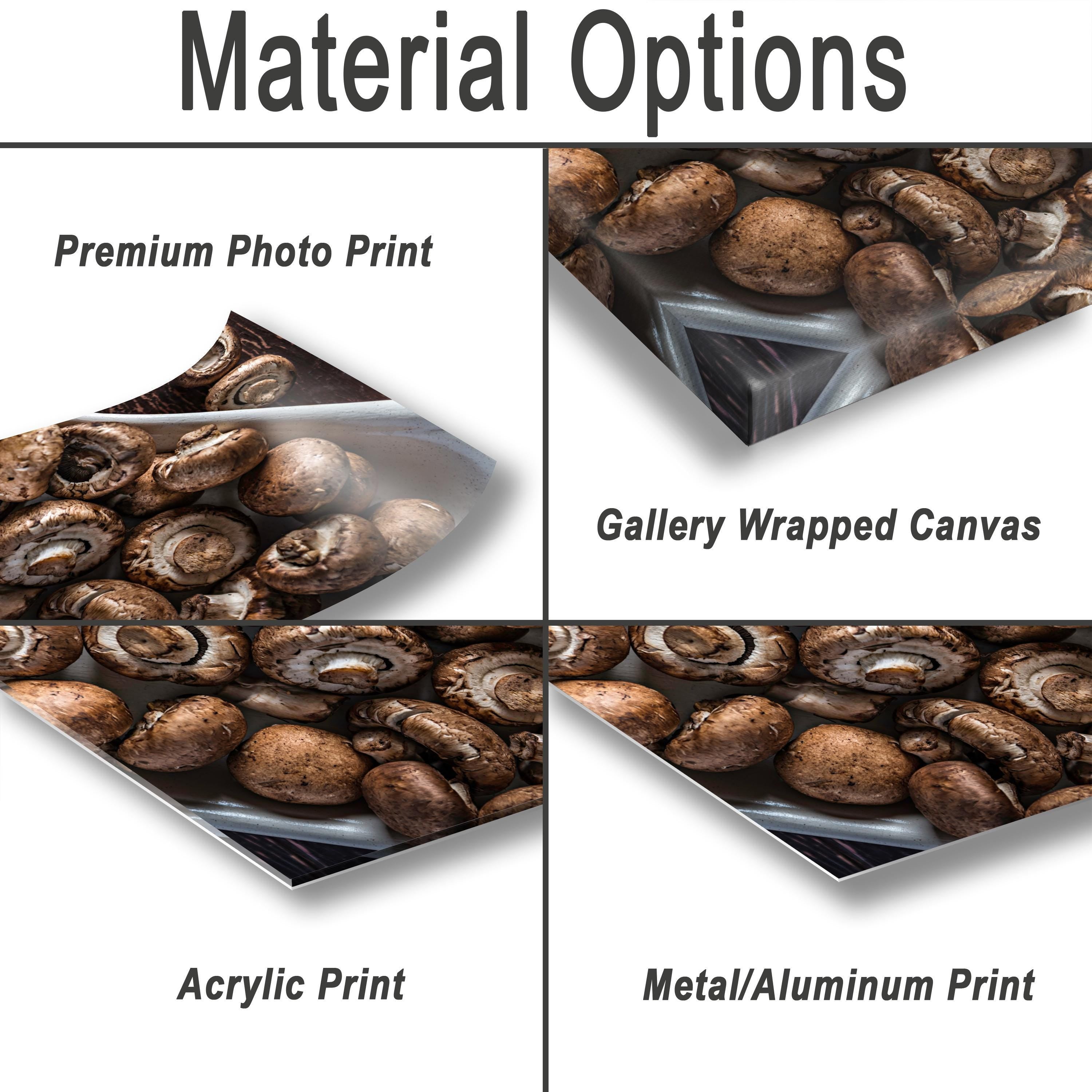 Raw Food Photography Print - Abstract Kitchen Wall Art | Rustic Food Decor