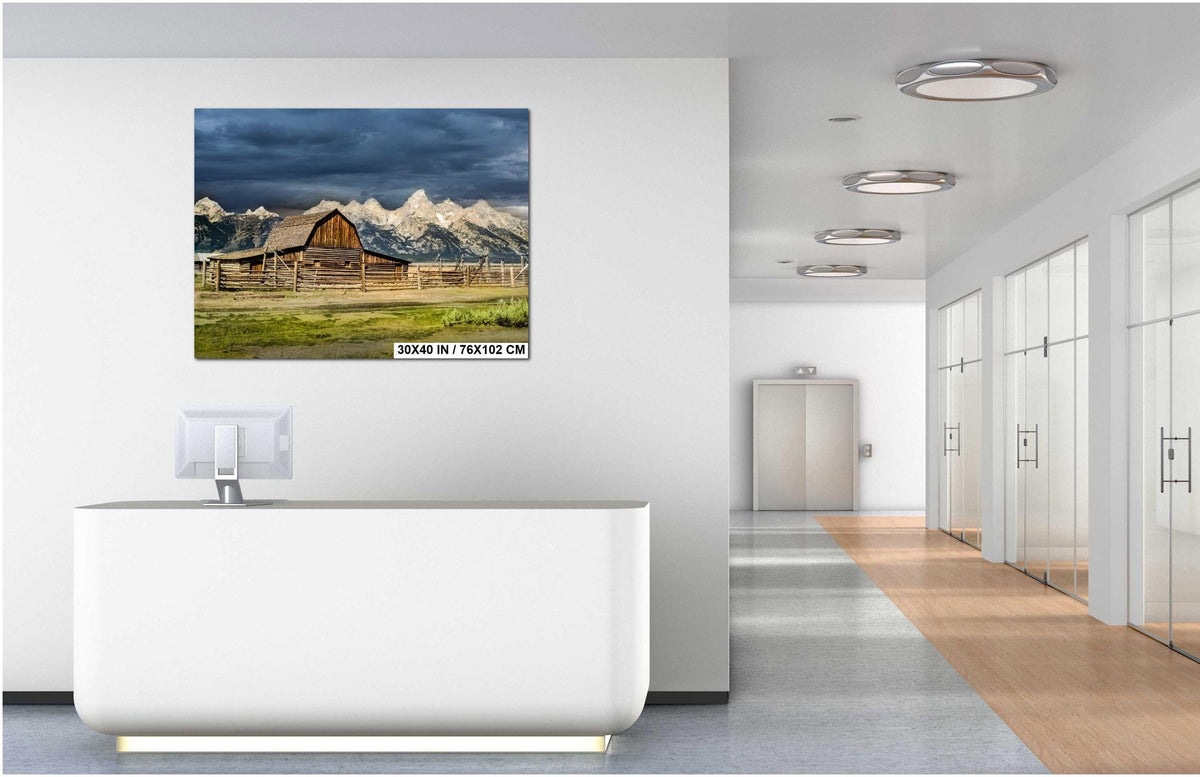 Moulton Barn Print - Grand Teton Photography | Wyoming Scenic Wall Art