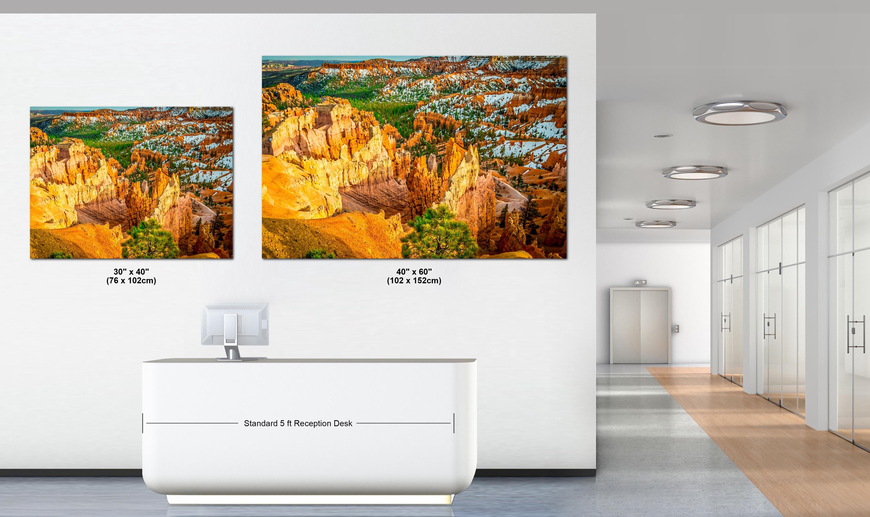 Bryce Canyon Wall Art – Winter Canyon Photography Print on Archival Paper