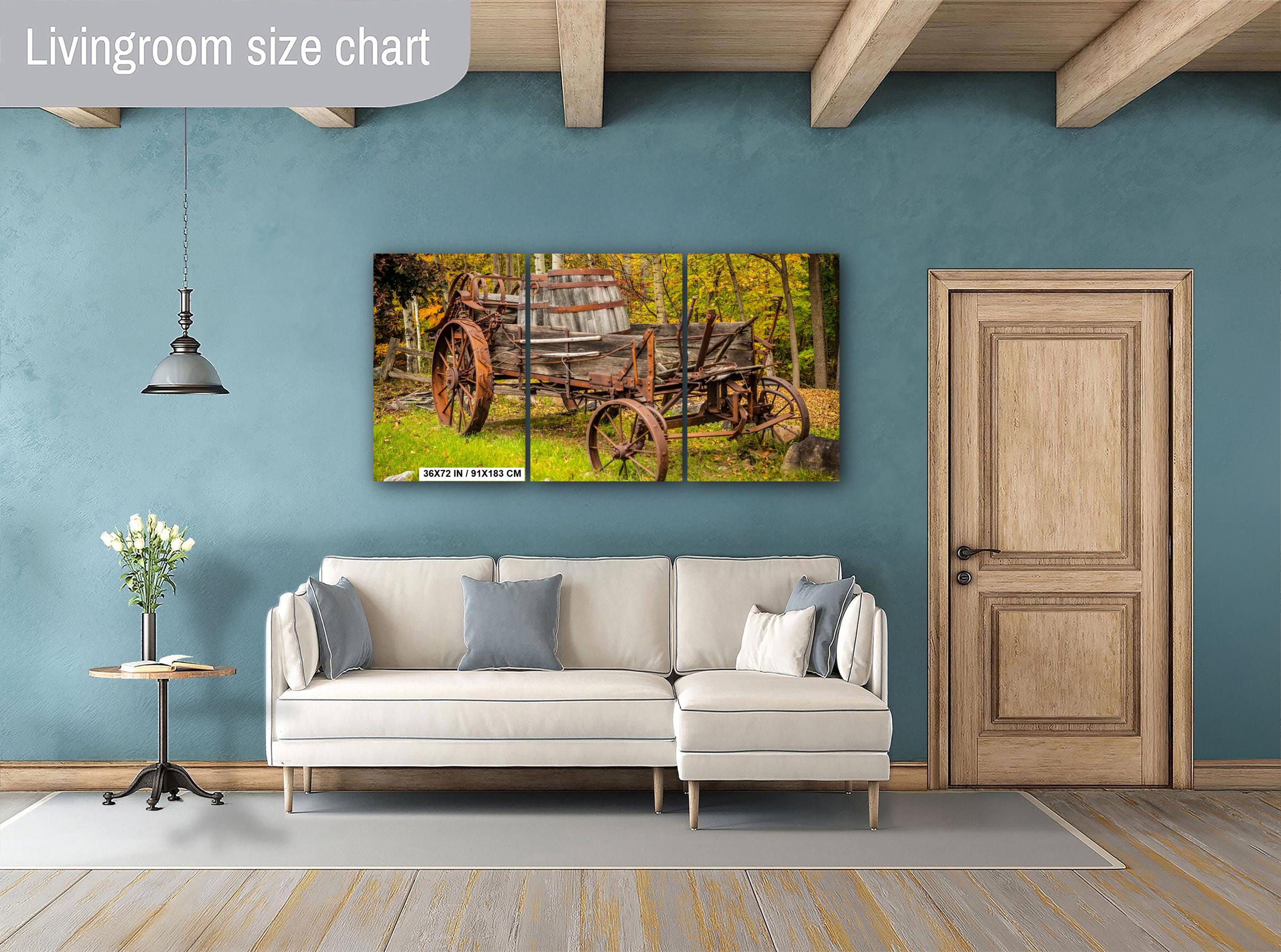 Adirondack Autumn Print – Rustic Wall Art | Abstract Fall Landscape Photo