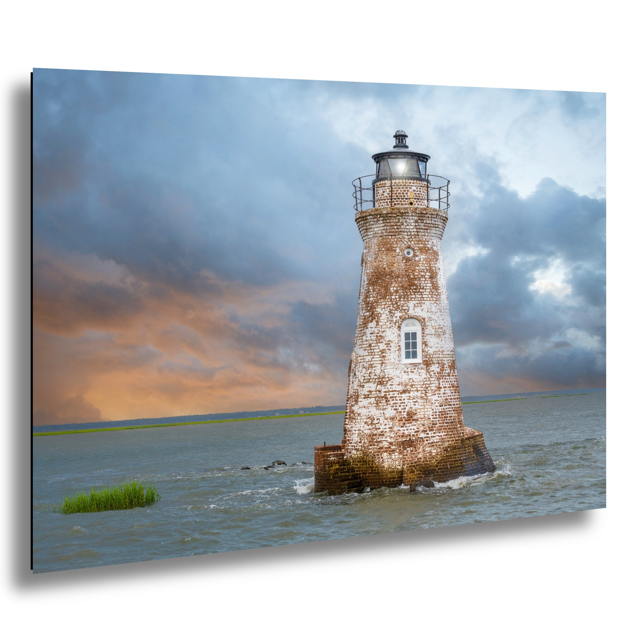 Cockspur Lighthouse | The Last Lighthouse Standing Under a Storm-Swept Sky | Savannah GA