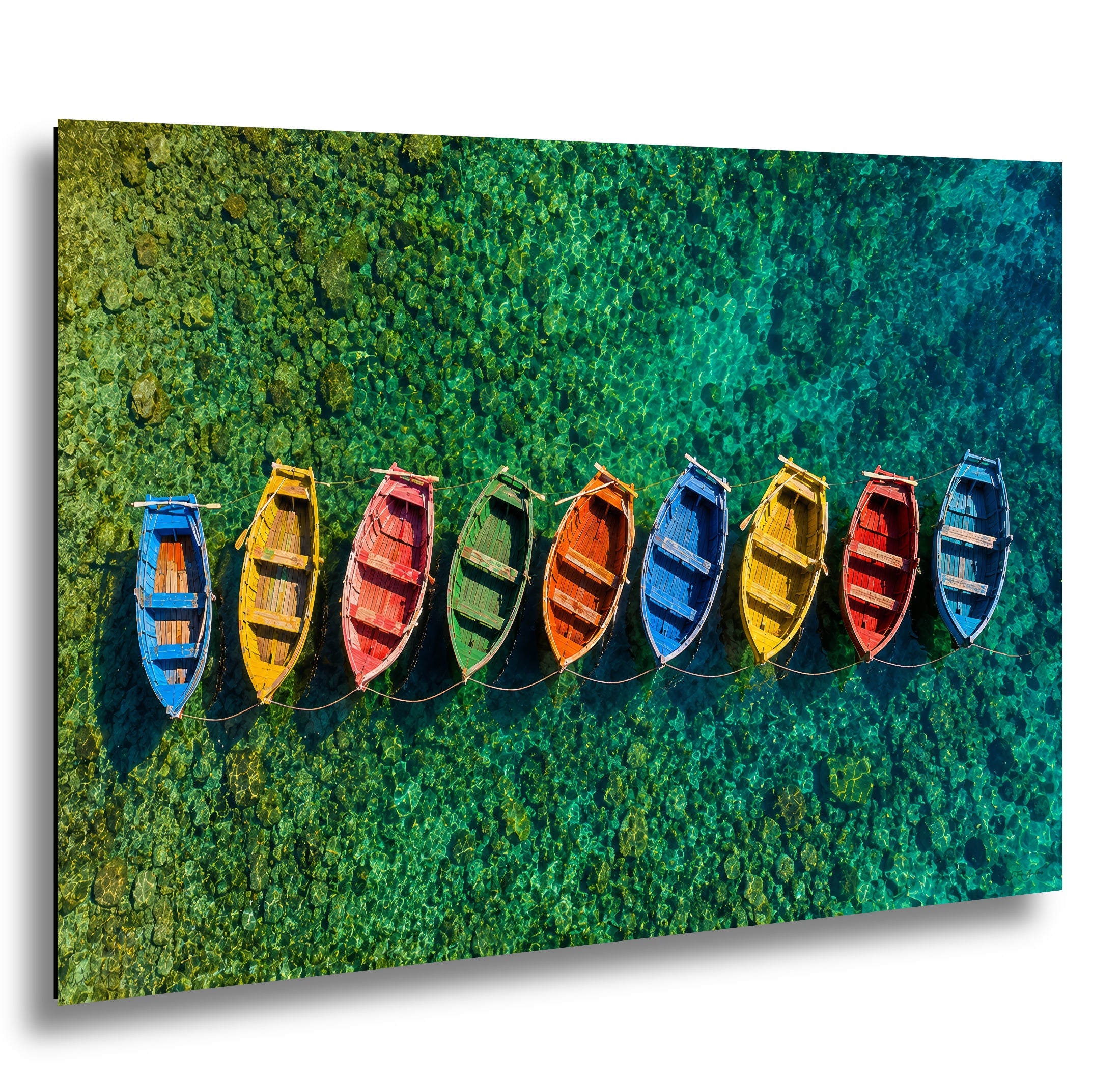 The Rainbow Fleet | Mountain Scenic Wall Decor | Rocky Mountain Art