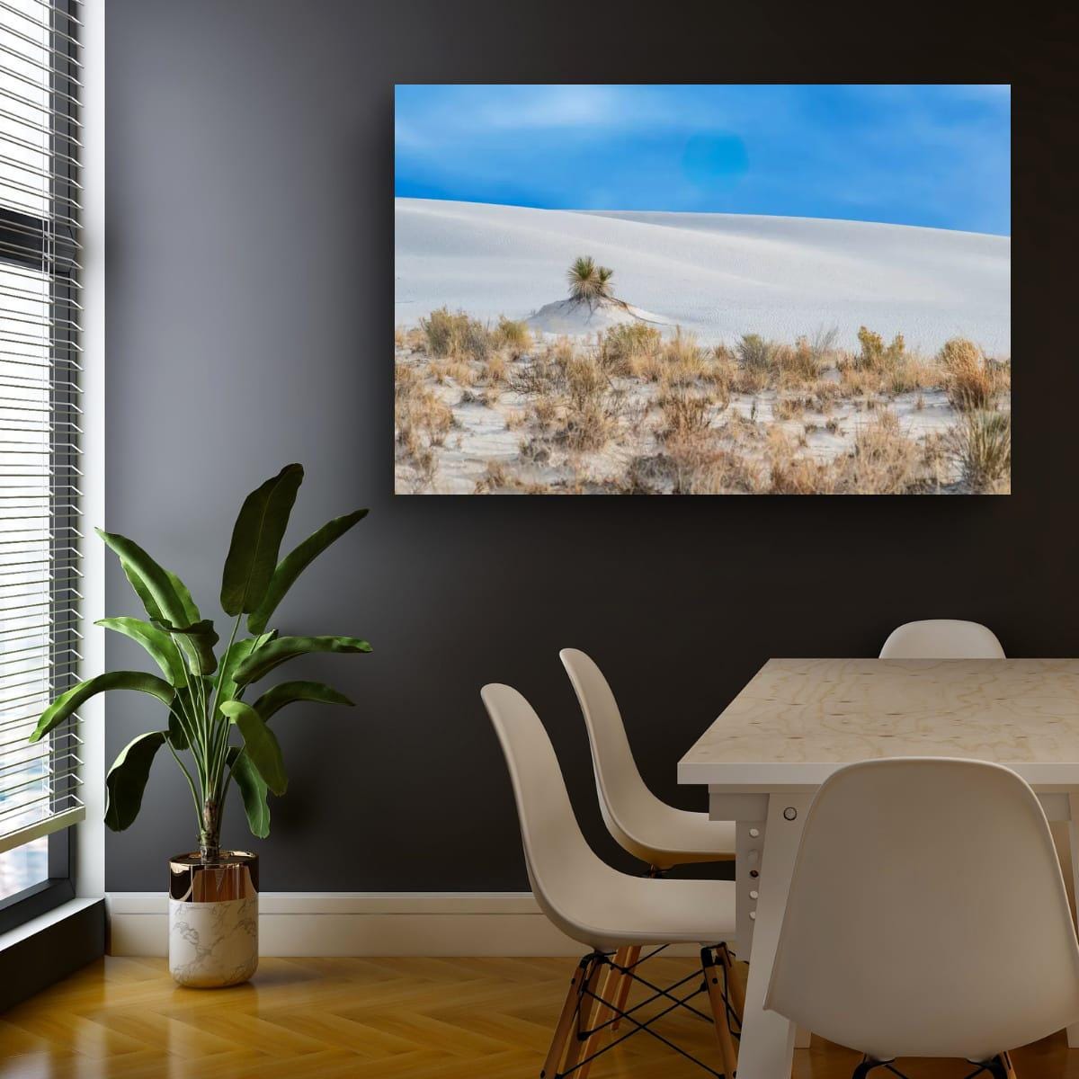 White Sands Art Print – New Mexico Landscape on Archival Paper | Desert Wall Decor