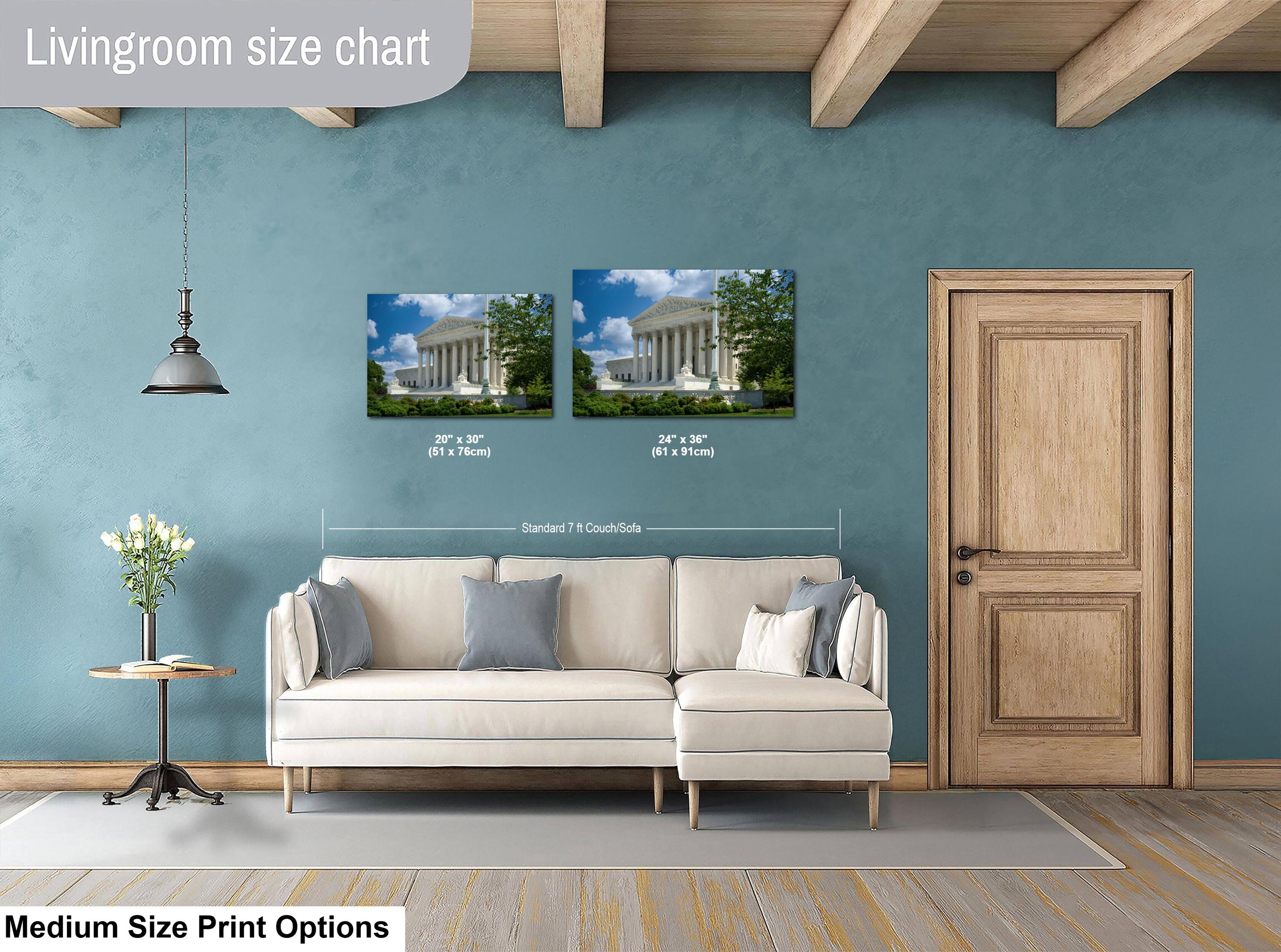 Supreme Court Building Print – Washington DC Wall Art | Architectural Photography