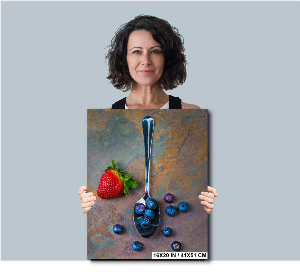 Raw Food Photography Print – Abstract Kitchen Wall Art With Vibrant Food Colors