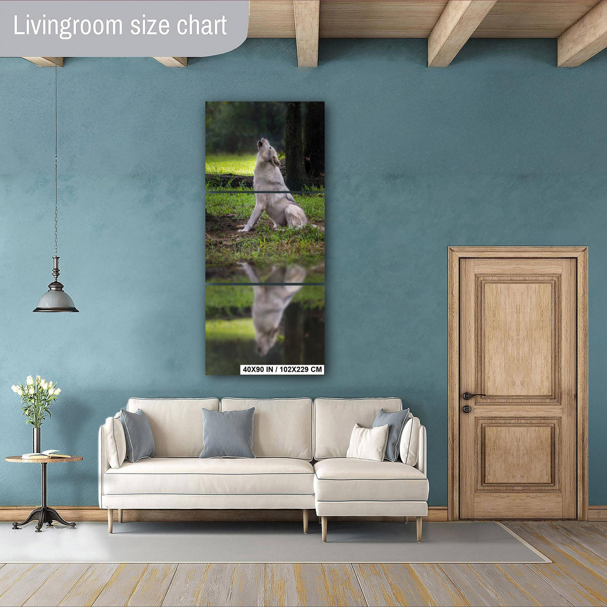 Gray Wolf Art Print - Wildlife Photography Print | Coastal Forest Decor