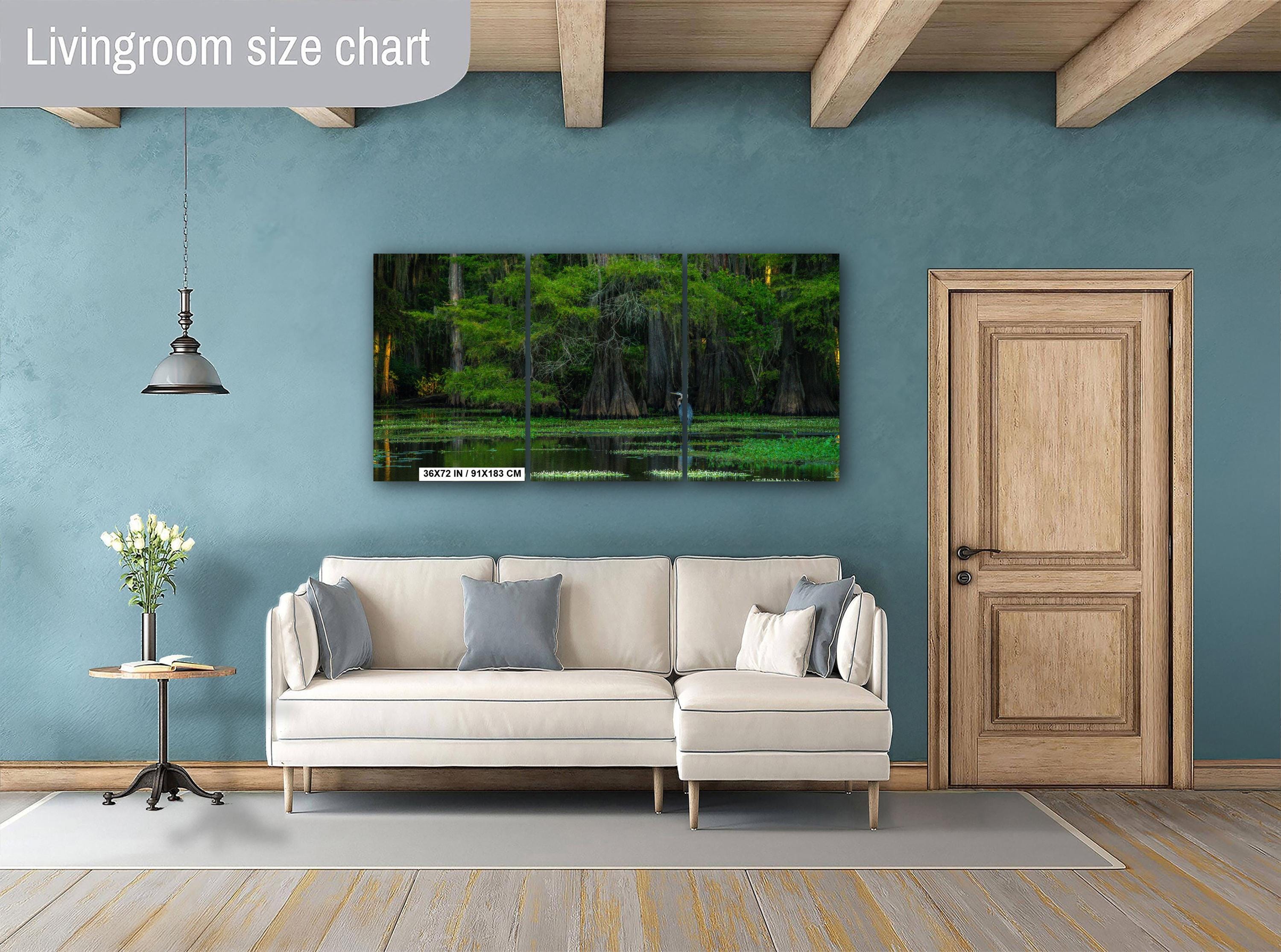 Caddo Lake Photography Print - Texas Bayou Cypress Heron Landscape Wall Art